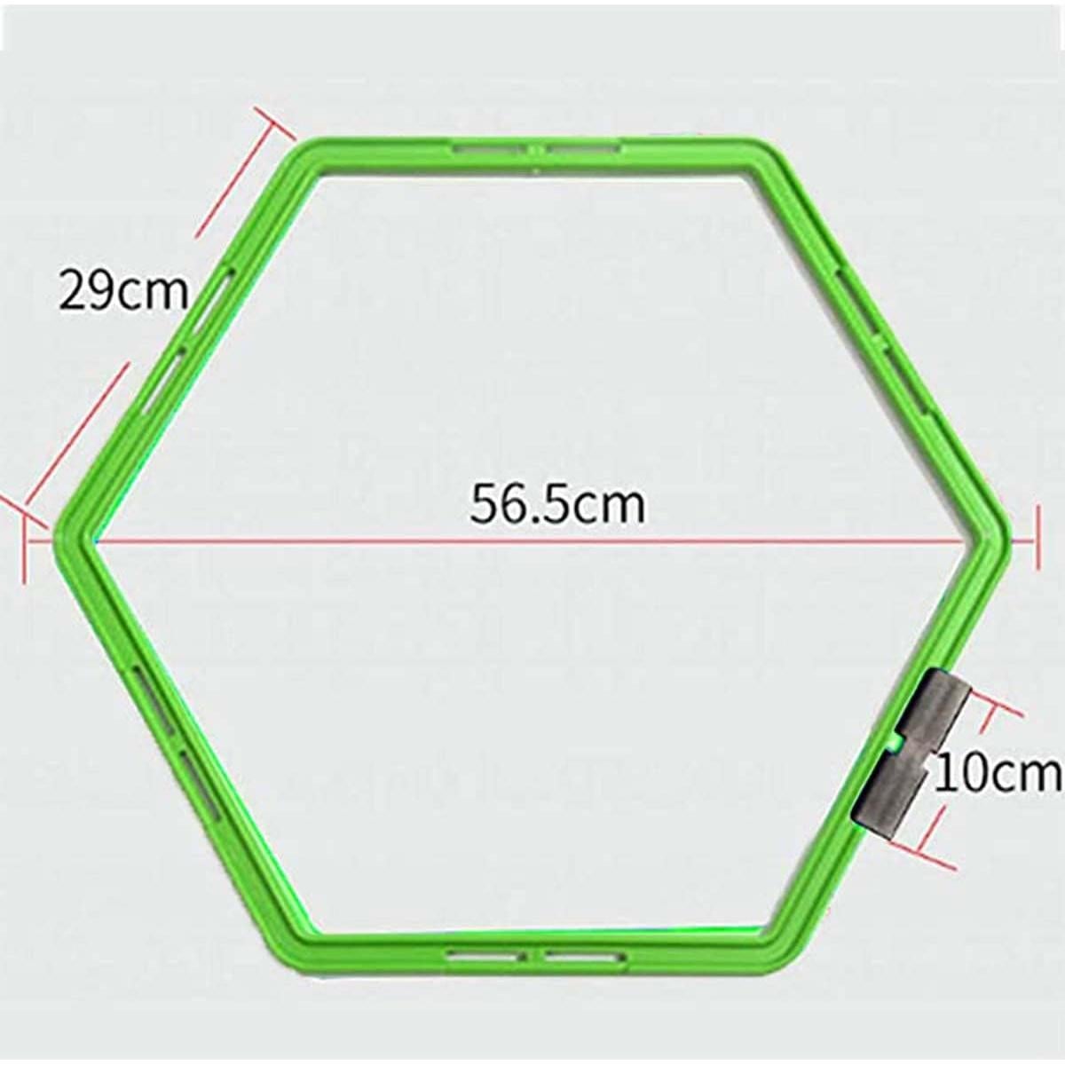 Anillo de Agilidad Hexagonal CZ-XING - Entrenamiento Físico 3 Pcs