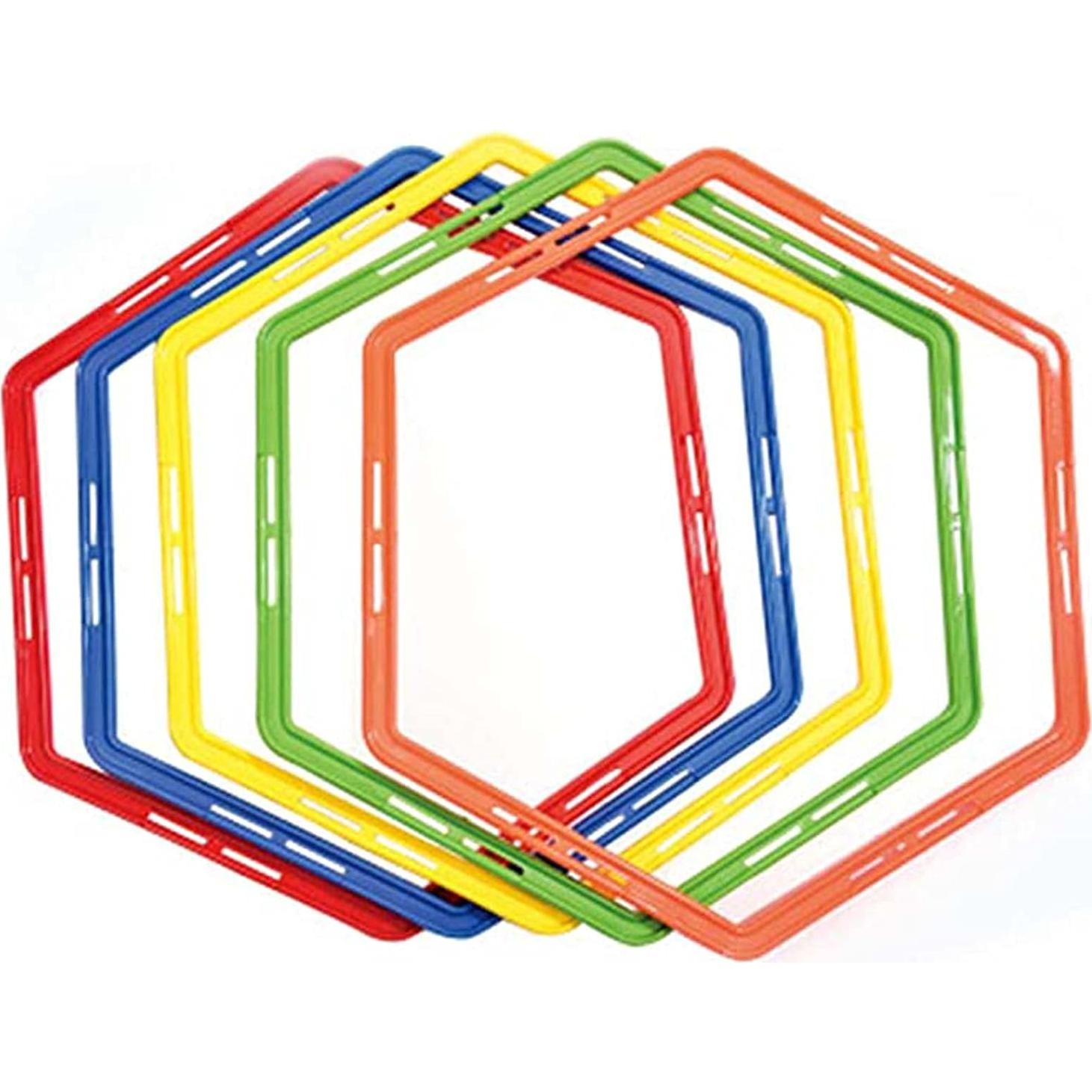 Anillo de Agilidad Hexagonal CZ-XING - Entrenamiento Físico 3 Pcs