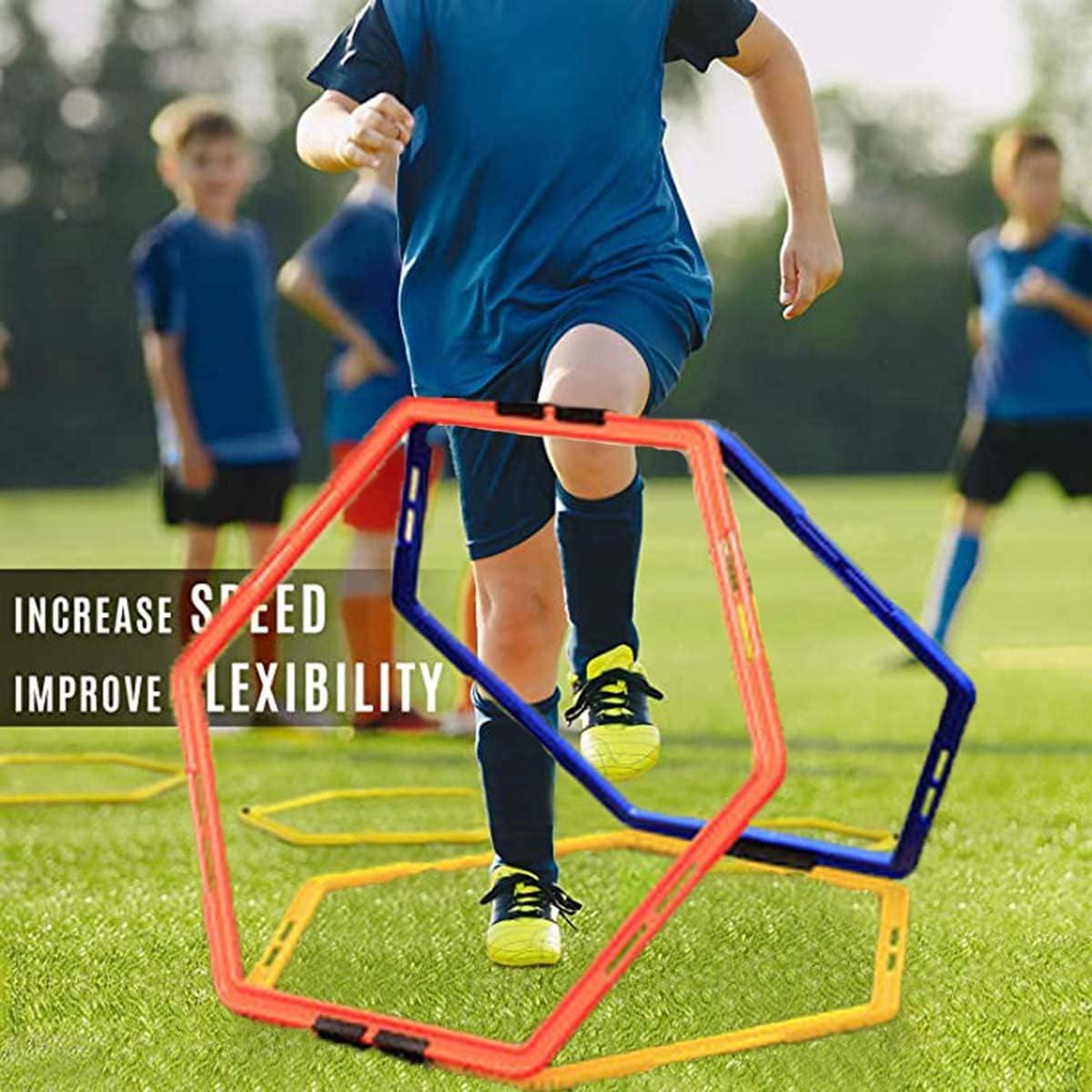 Anillo de Agilidad Hexagonal CZ-XING - Entrenamiento Físico 3 Pcs