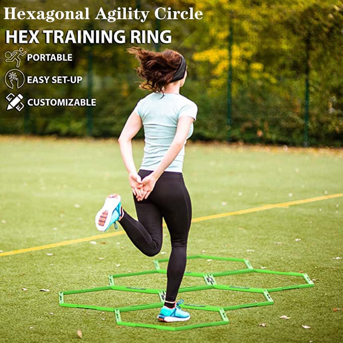 Anillo de Agilidad Hexagonal CZ-XING - Entrenamiento Físico 3 Pcs