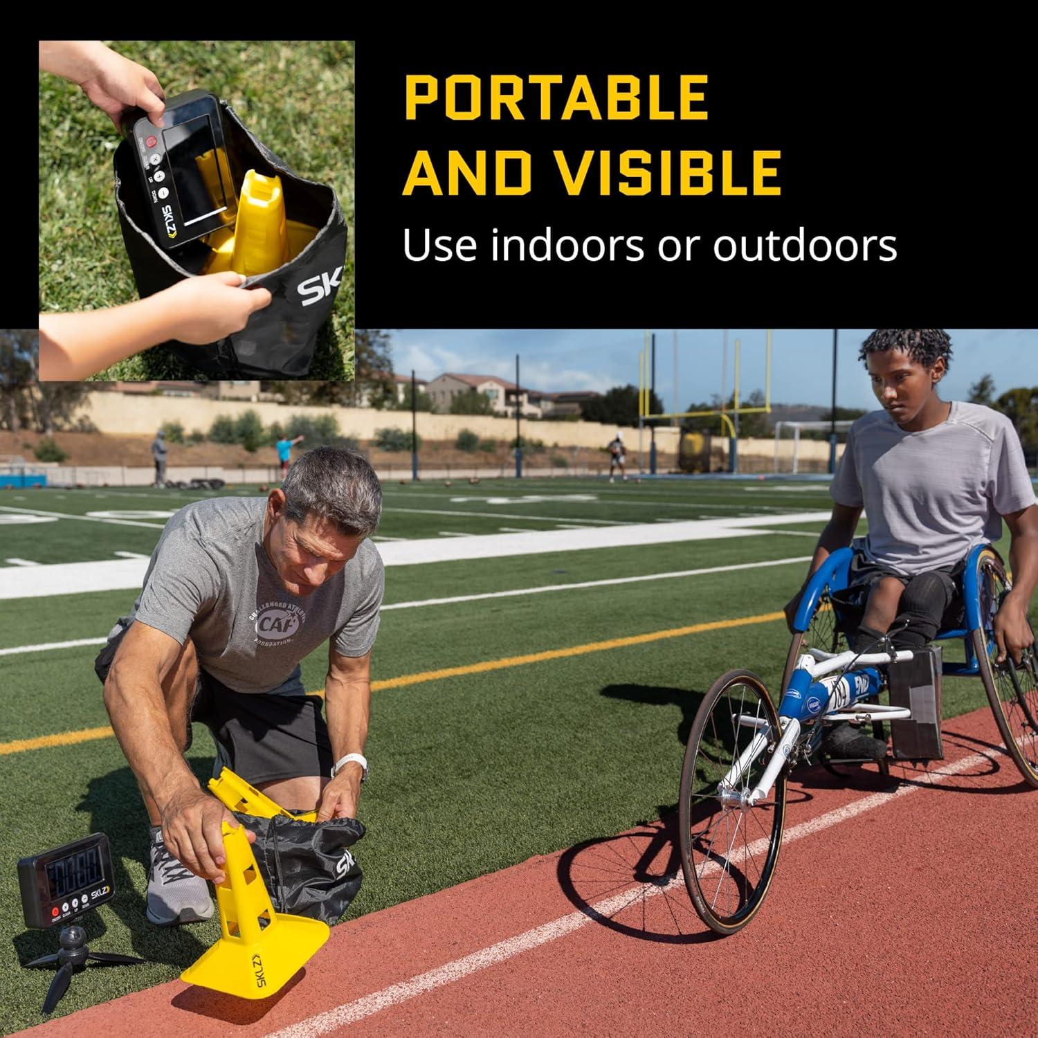 Puertas de Velocidad SKLZ para Entrenamiento Deportivo - Amarillo