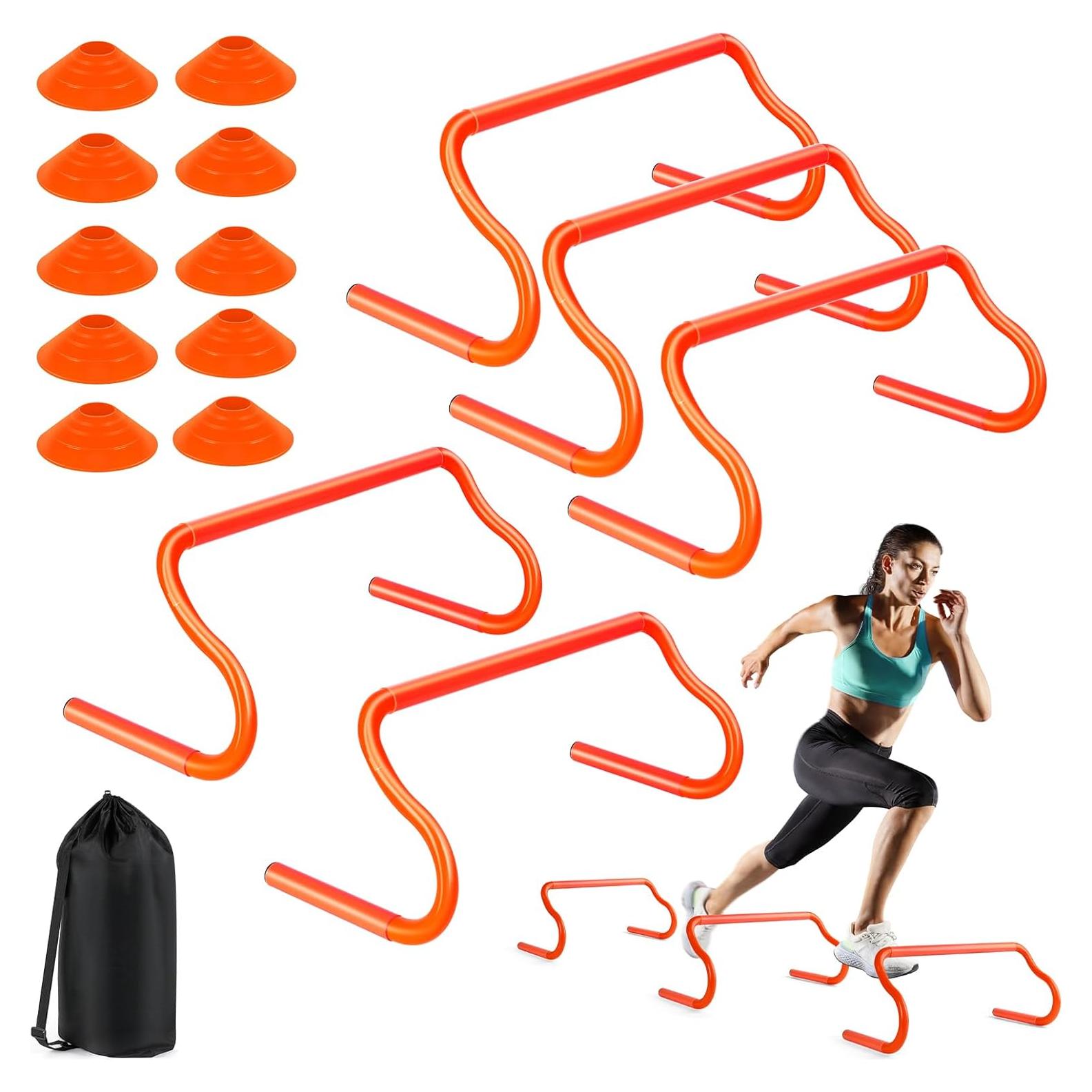 Equipo de Entrenamiento de Agilidad SMTPDT - 5 Vallas y 10 Conos