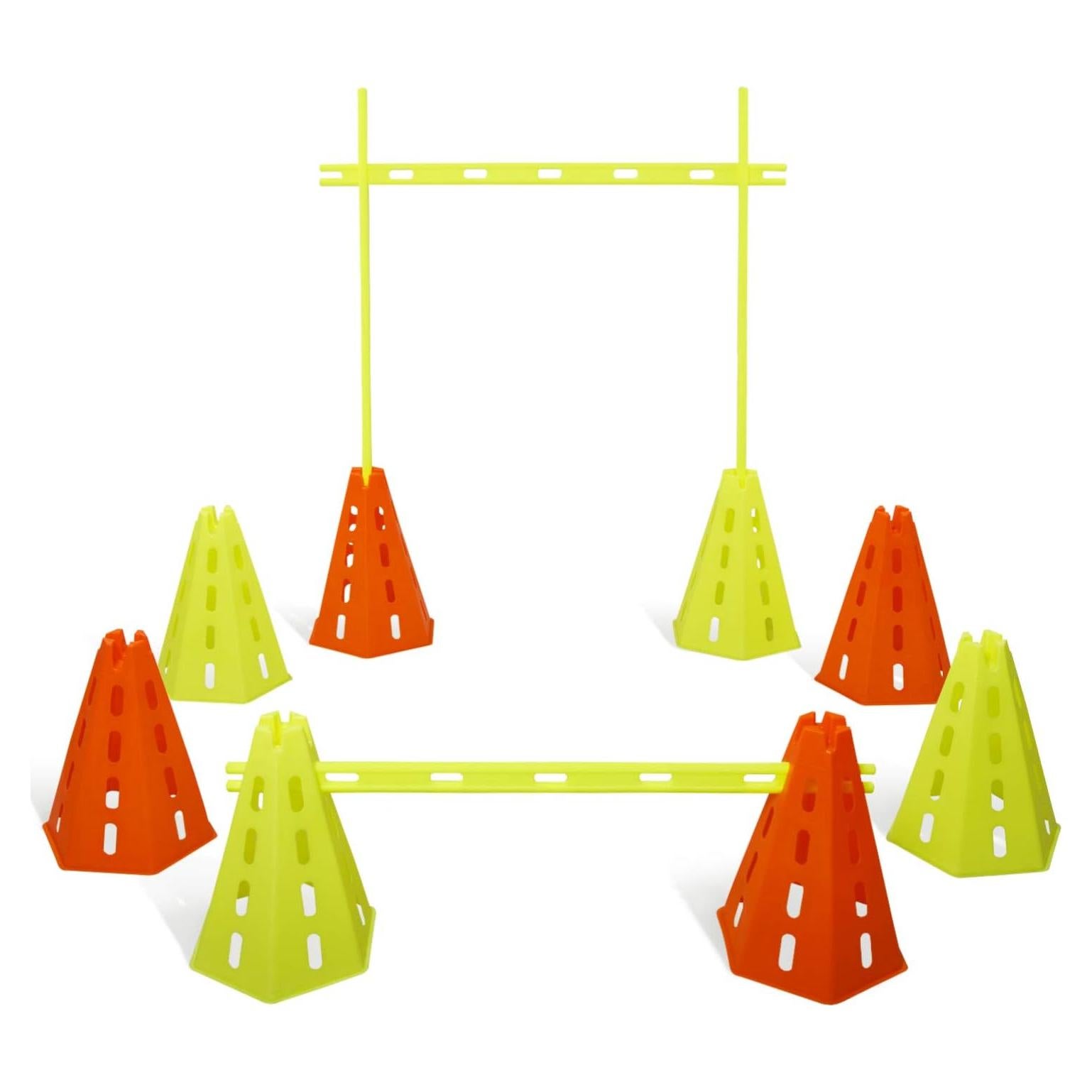 Conjunto de Entrenamiento de Agilidad Yes4All - 8 Conos y 4 Barras