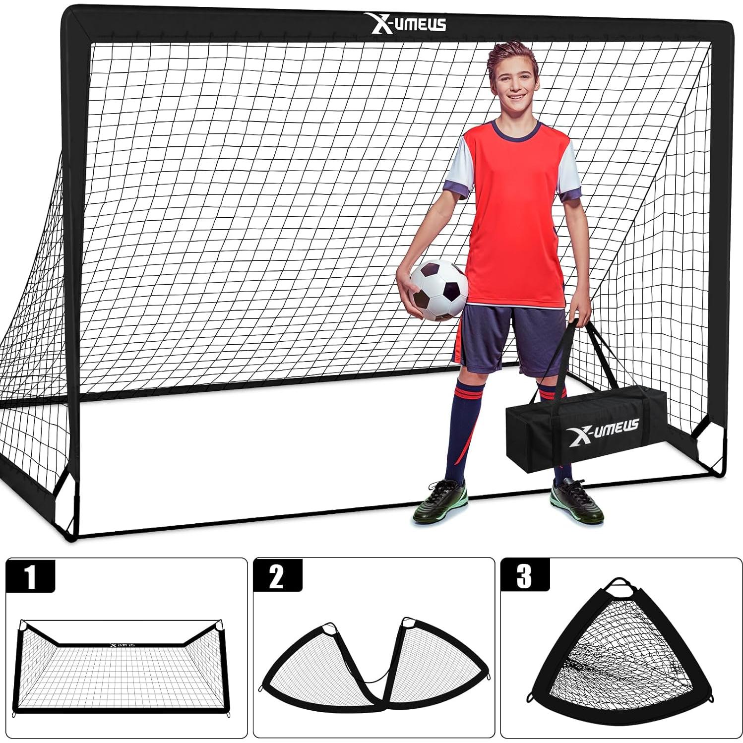 Portería de Fútbol X-UMEUS 6x4 pies para Niños - Set de 2