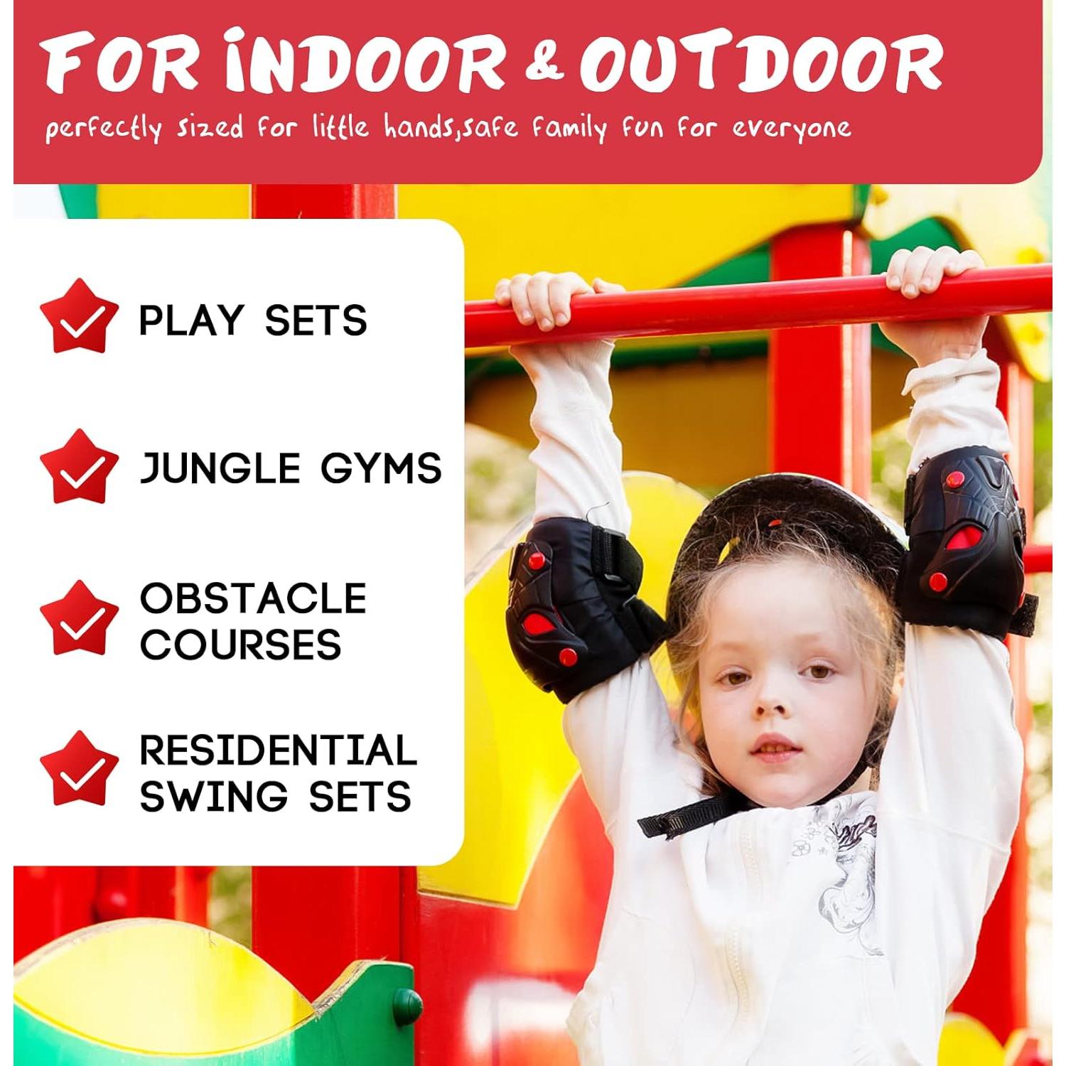 Barras de Mono de Acero TAYUQEE 8 PCS 46 cm para Niños