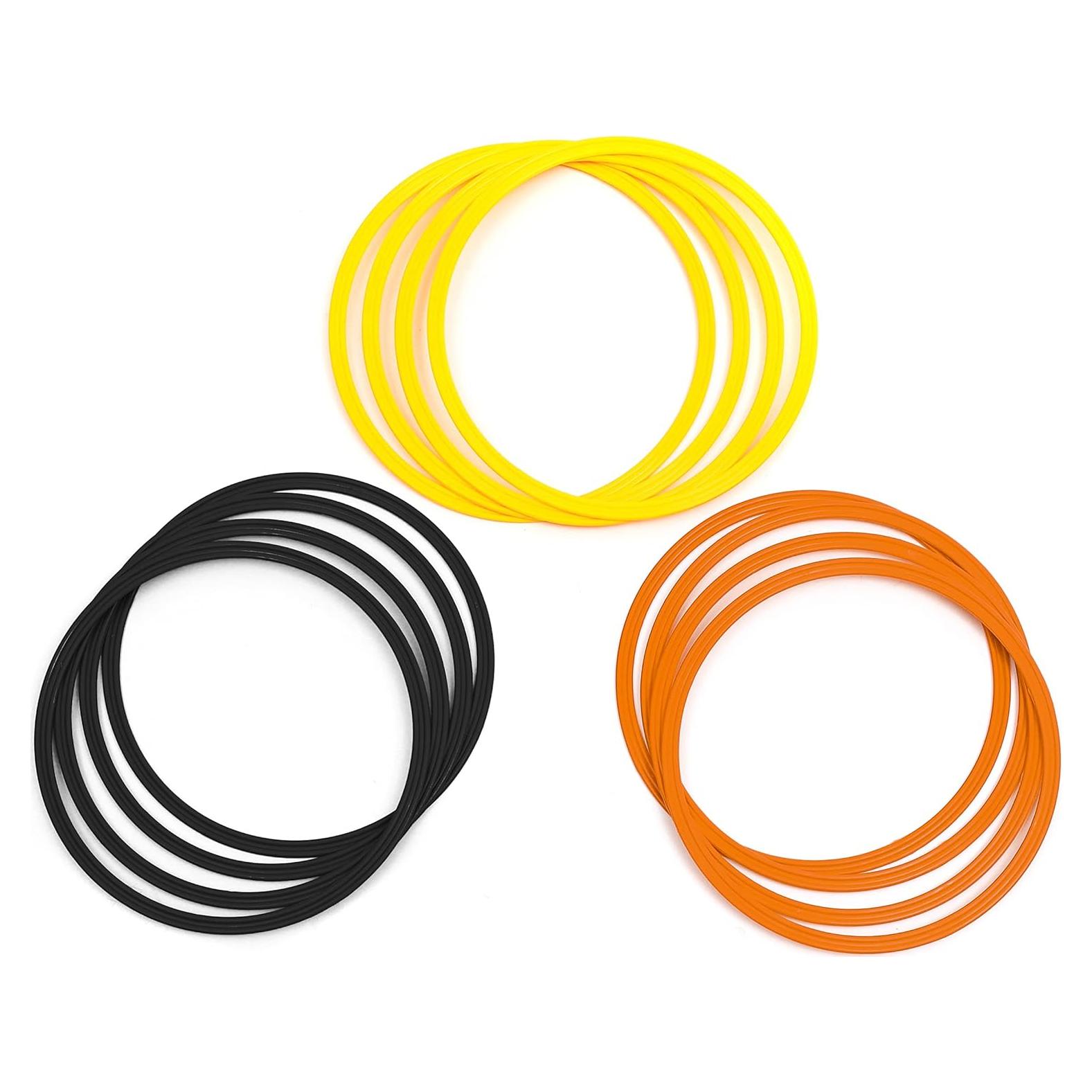 Anillos de Entrenamiento de Velocidad y Agilidad - 12 Piezas