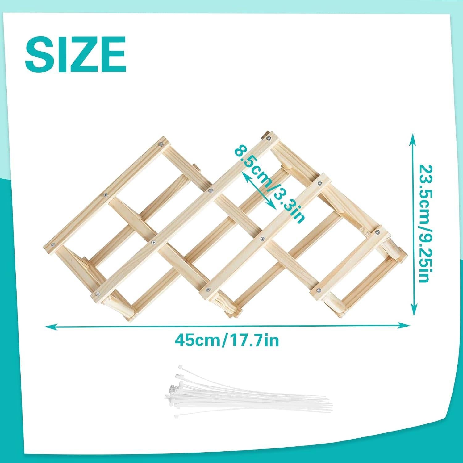 Juguete de Escalada para Ratas Hiyoo - Madera Natural 45x12.5 cm