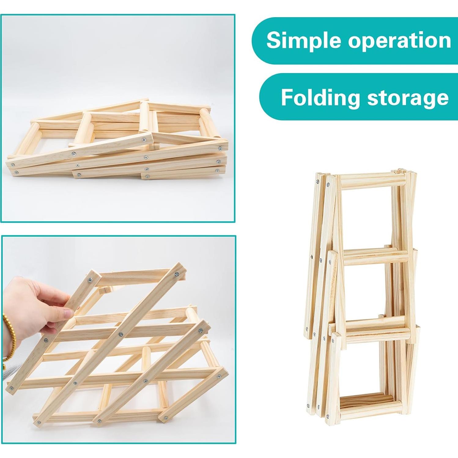 Juguete de Escalada para Ratas Hiyoo - Madera Natural 45x12.5 cm