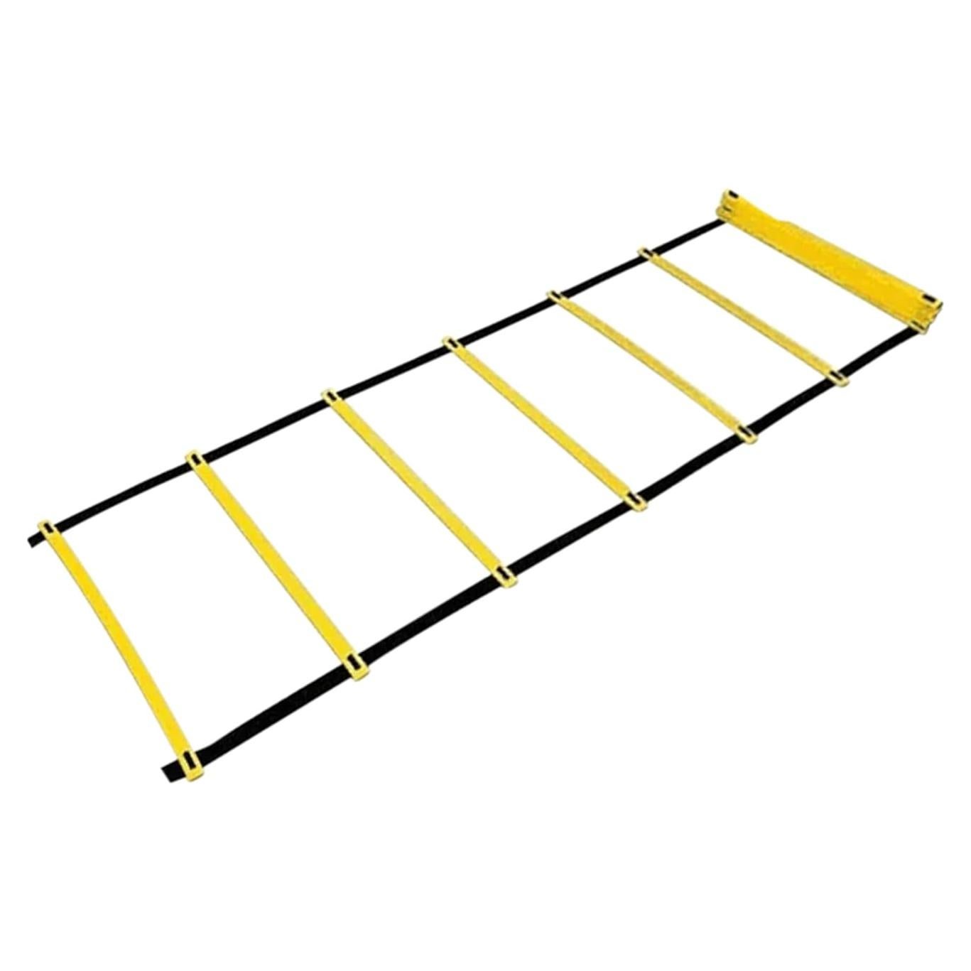 Escalera de Agilidad Sportime 8.99m x 42cm Ajustable Amarillo