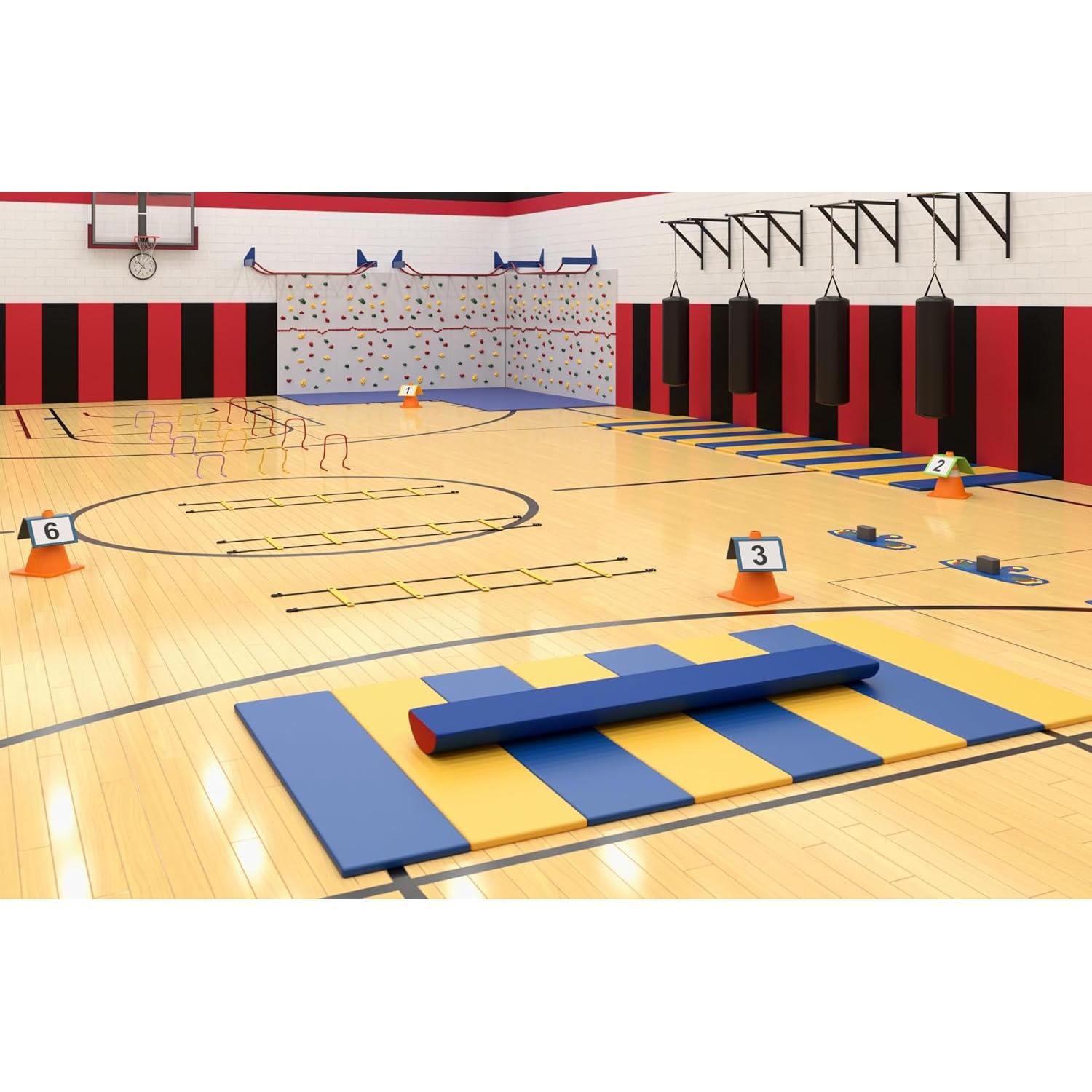 Escalera de Agilidad Sportime 8.99m x 42cm Ajustable Amarillo