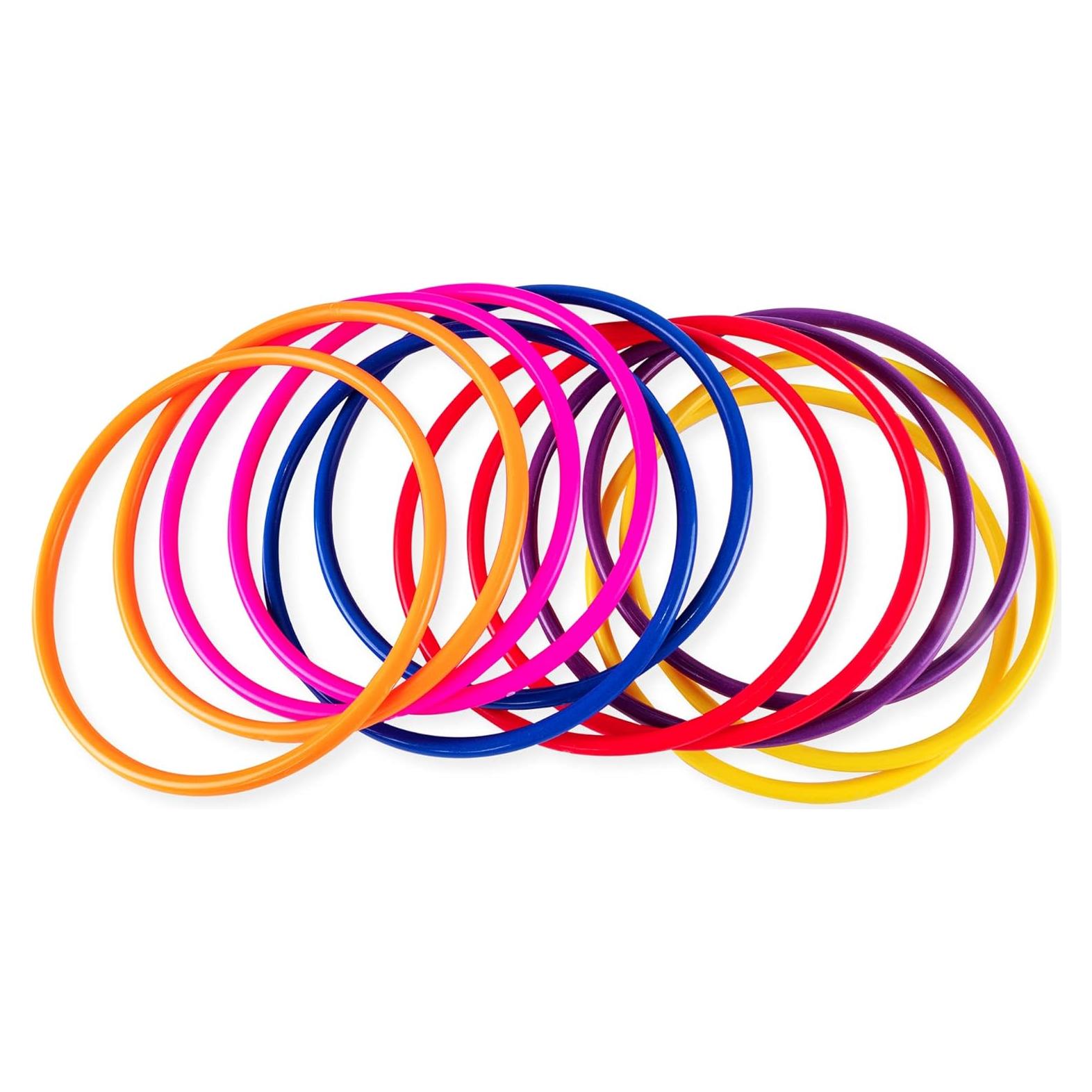 Juego de Lanzamiento de Anillos de Plástico Super Z Outlet - 12 Piezas