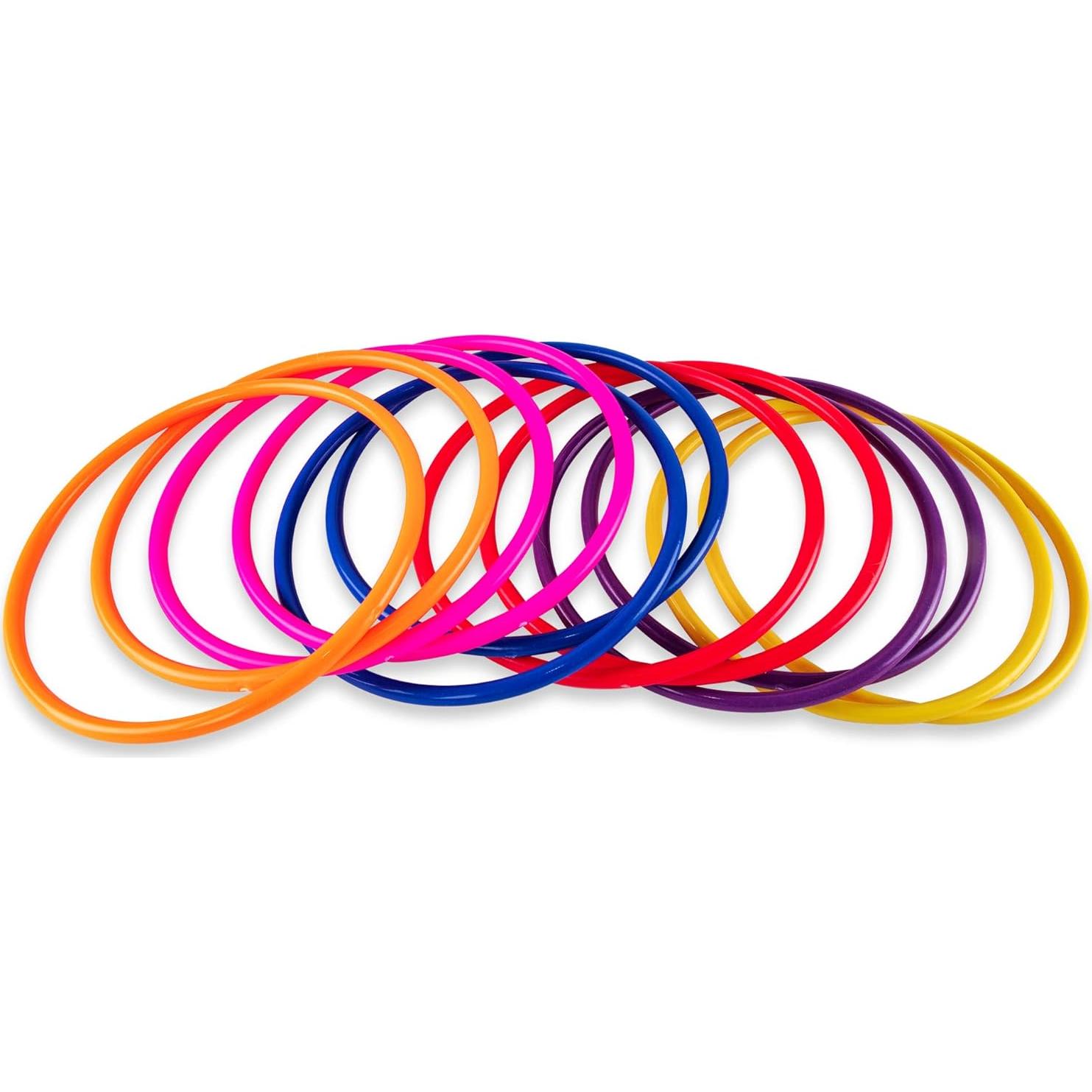 Juego de Lanzamiento de Anillos de Plástico Super Z Outlet - 12 Piezas