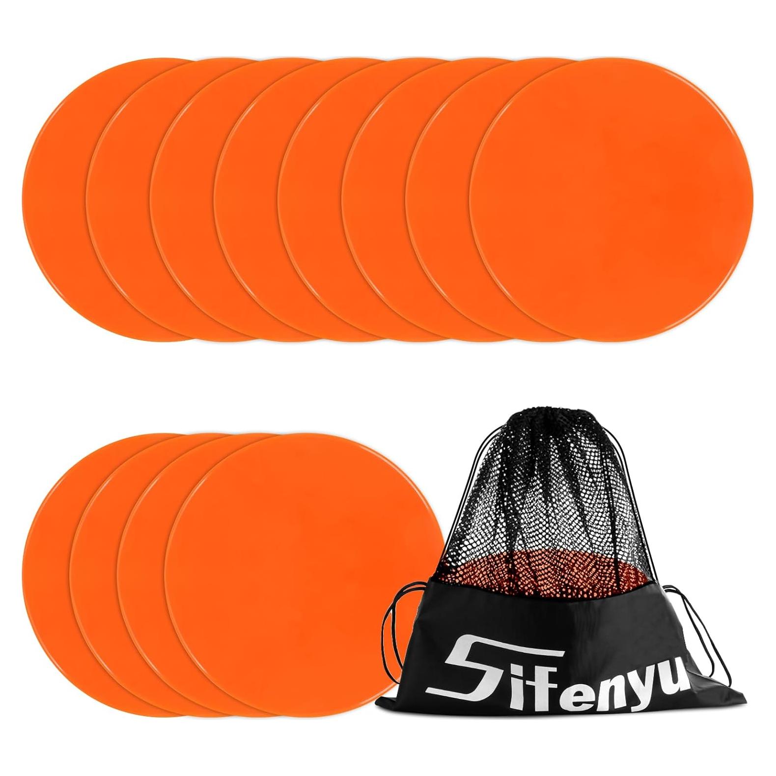 Marcadores de Spot de Goma SIFENYU 23cm Antideslizantes 12pcs