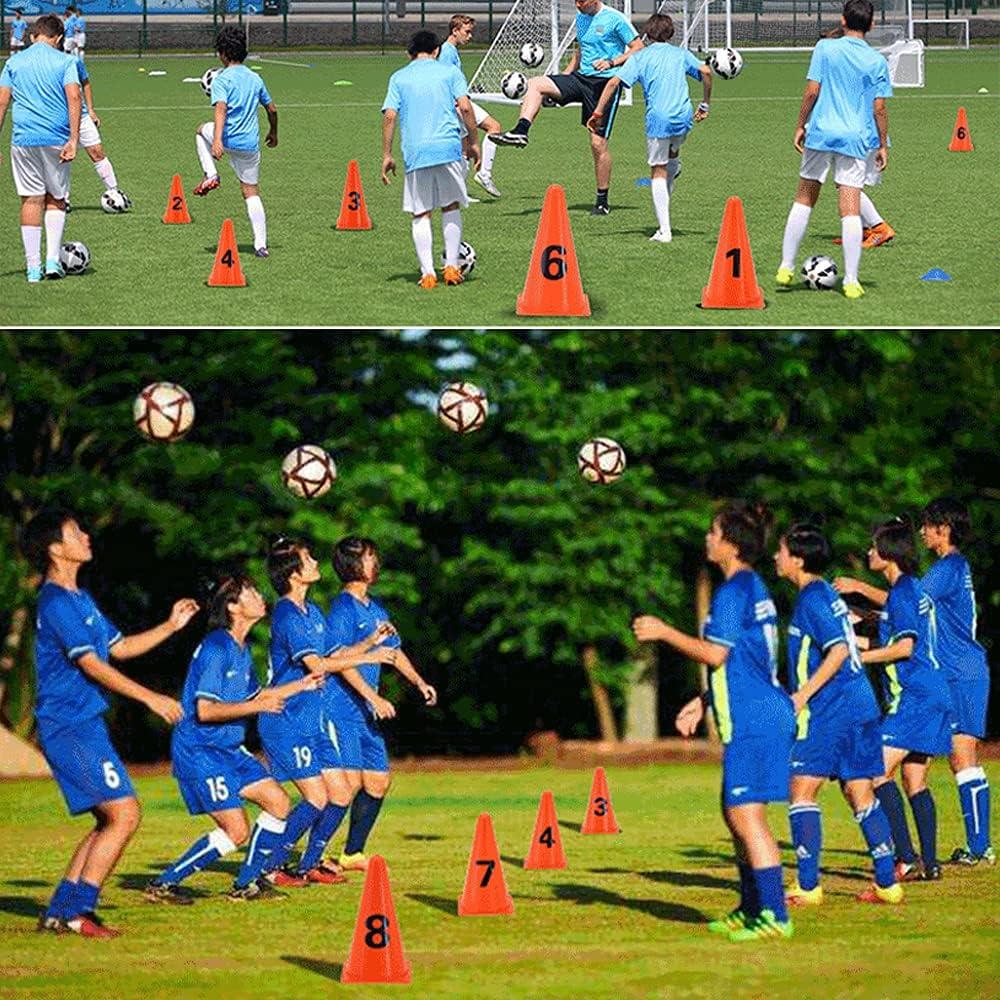 Conos de Tráfico de Plástico ASENVER 22.86 cm Paquete de 8