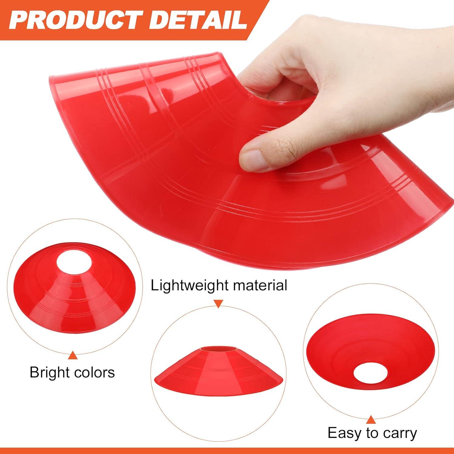 Conos de Fútbol Jerify 80 Pcs Multicolor con Soportes