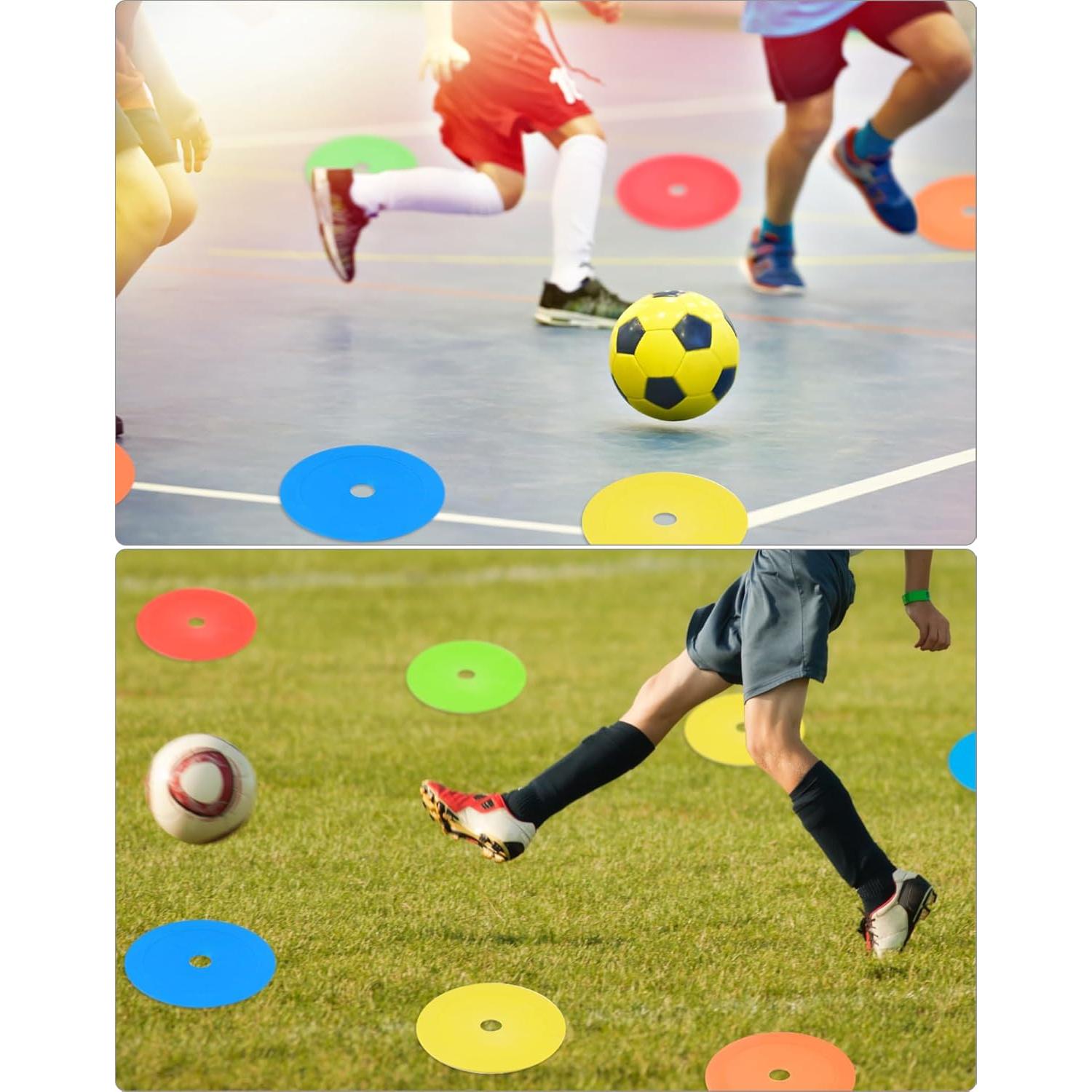 Marcadores de Cono Plano QWORK 25 Piezas 15.24 cm Multicolor