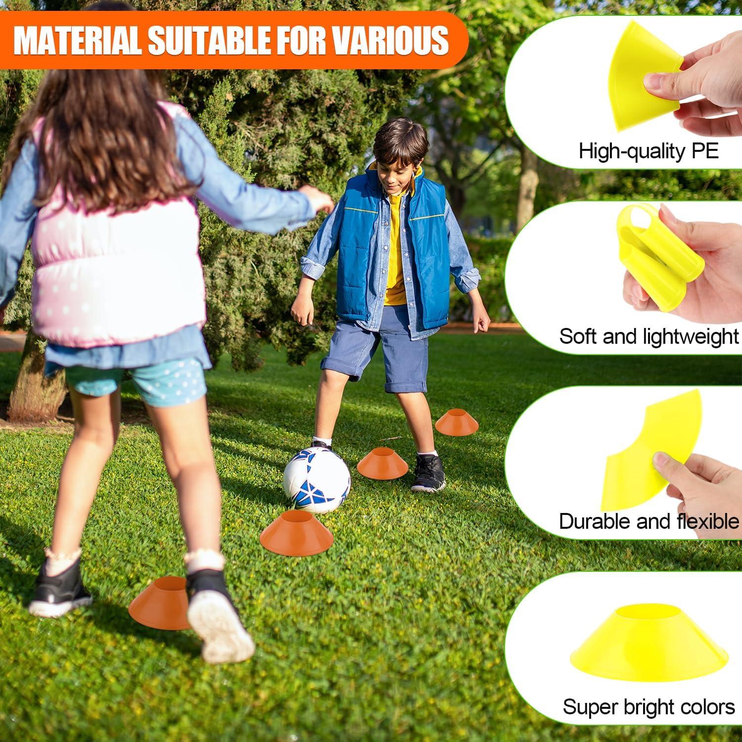 20 Conos de Entrenamiento XIHIRCD para Fútbol y Agilidad