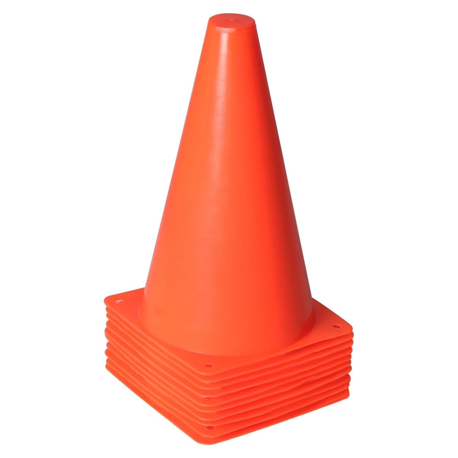 Conos de Entrenamiento Naranjas Alyoen - 10 Unidades 22.86 cm