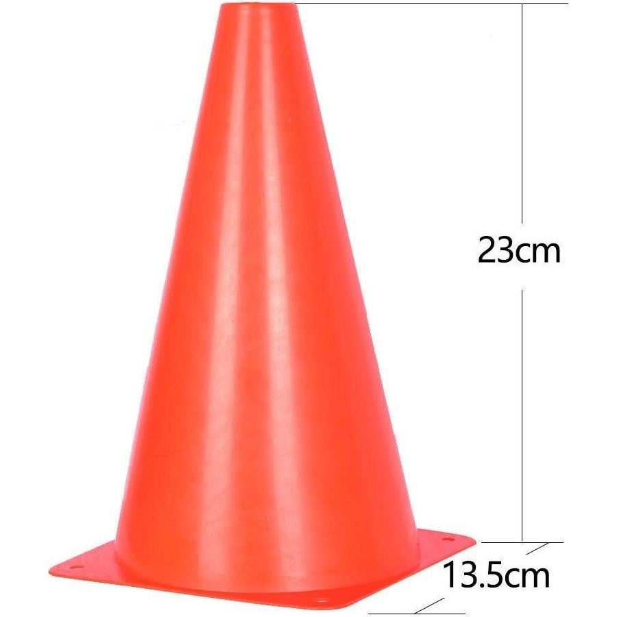 Conos de Entrenamiento Naranjas Alyoen - 10 Unidades 22.86 cm
