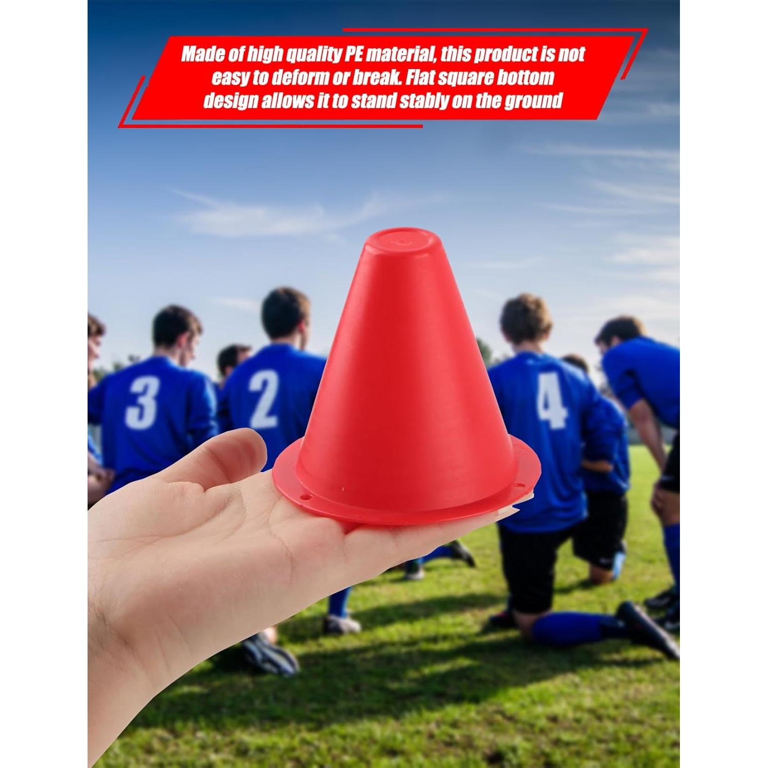 Conos de Entrenamiento ZLXHDL para Fútbol - 10 Piezas 8.89 cm