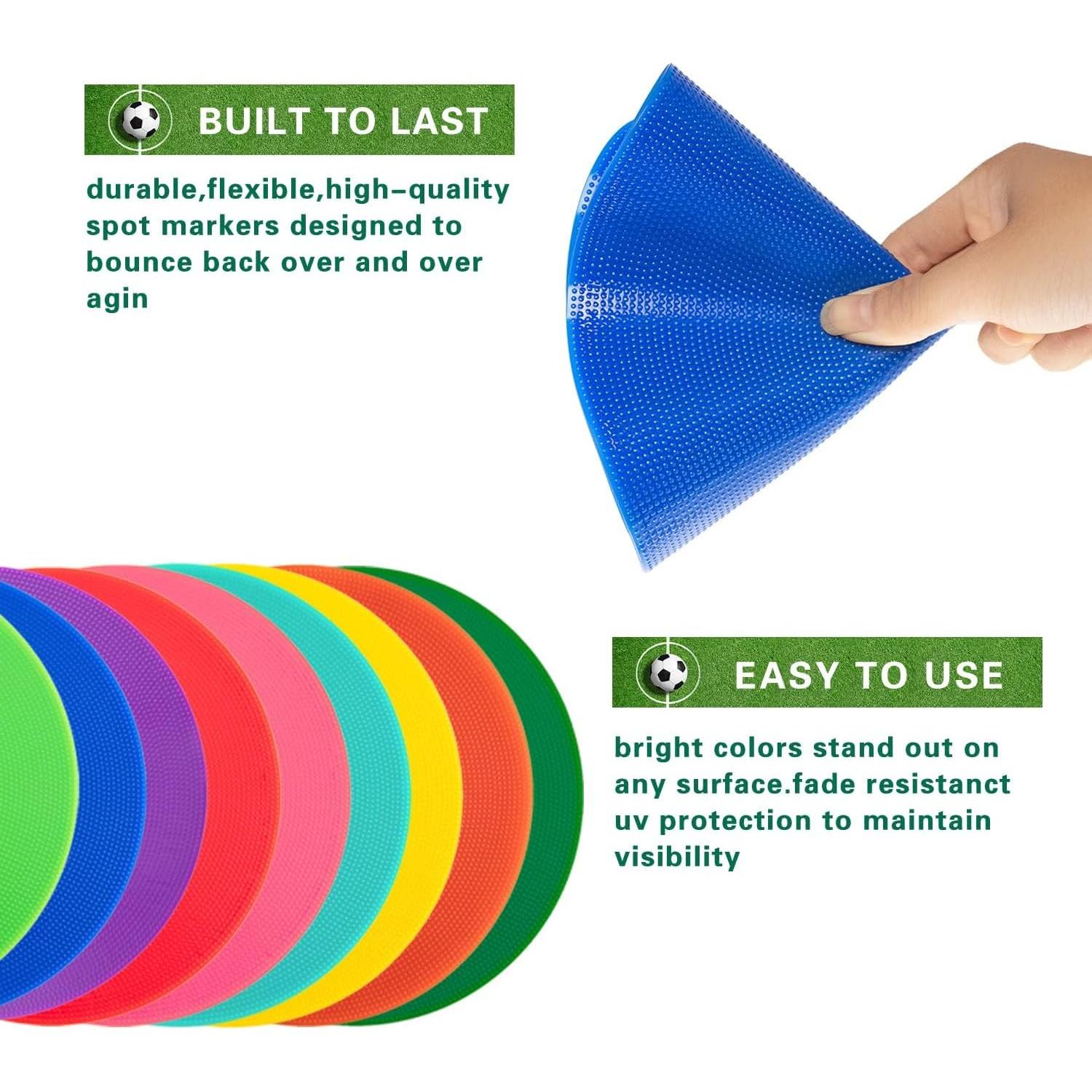 Marcadores de Piso Antideslizantes Aryjmz 9 Pulgadas 9 Piezas