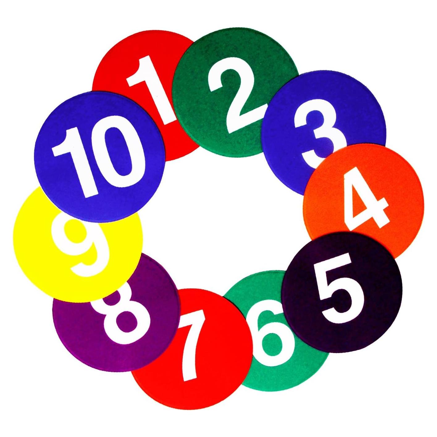 Marcadores de Poliéster Antideslizantes Nuburbur 22.86 cm 10PCS