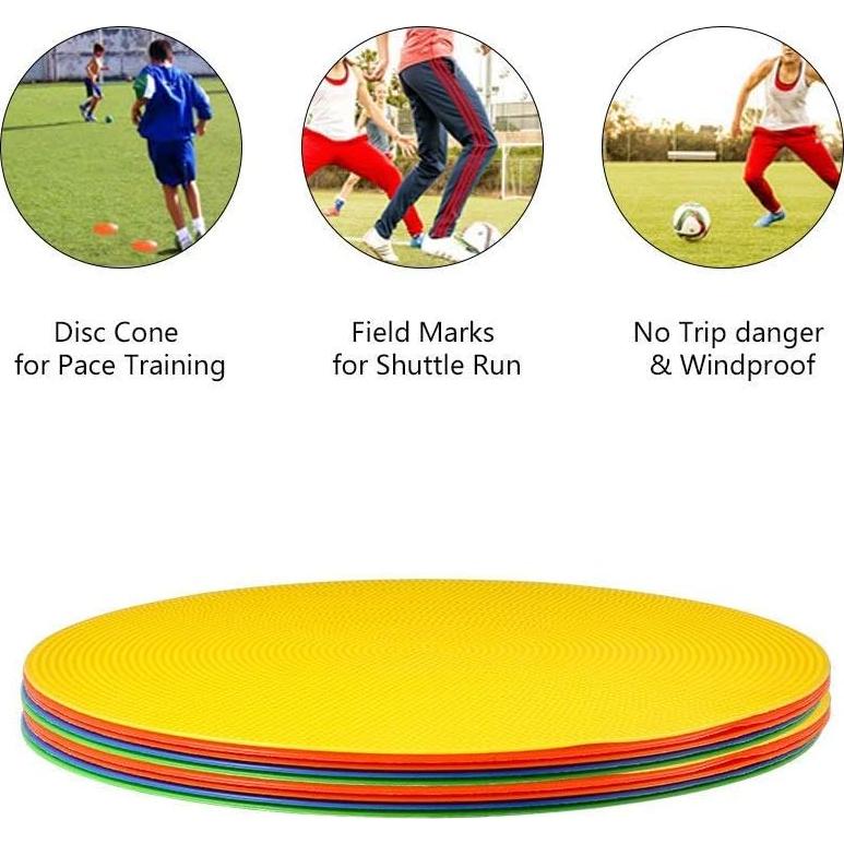 Marcadores de Agilidad Little Polly 23 cm Antideslizantes 10pcs