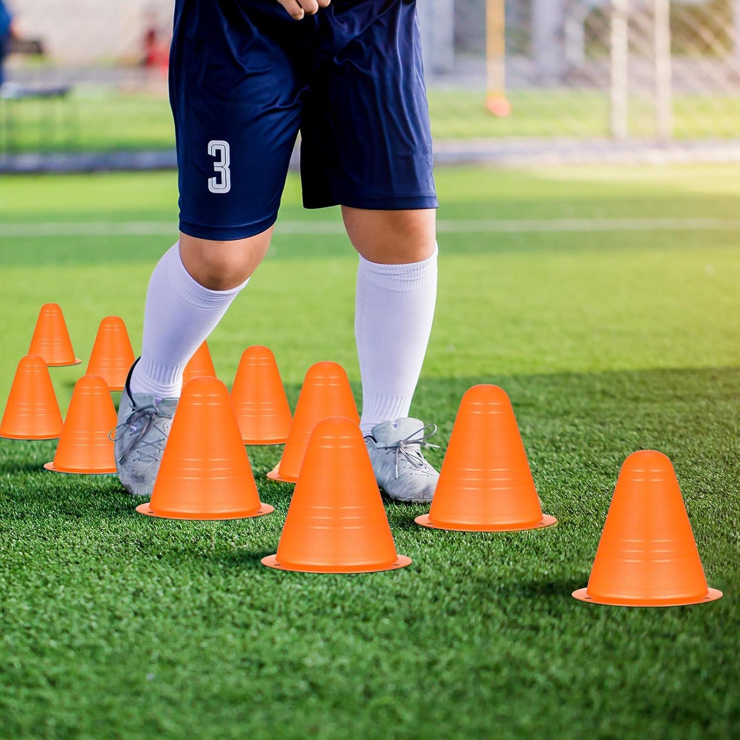 Conos de Agilidad Mini Syhood 240 Pcs 8 cm Naranjas