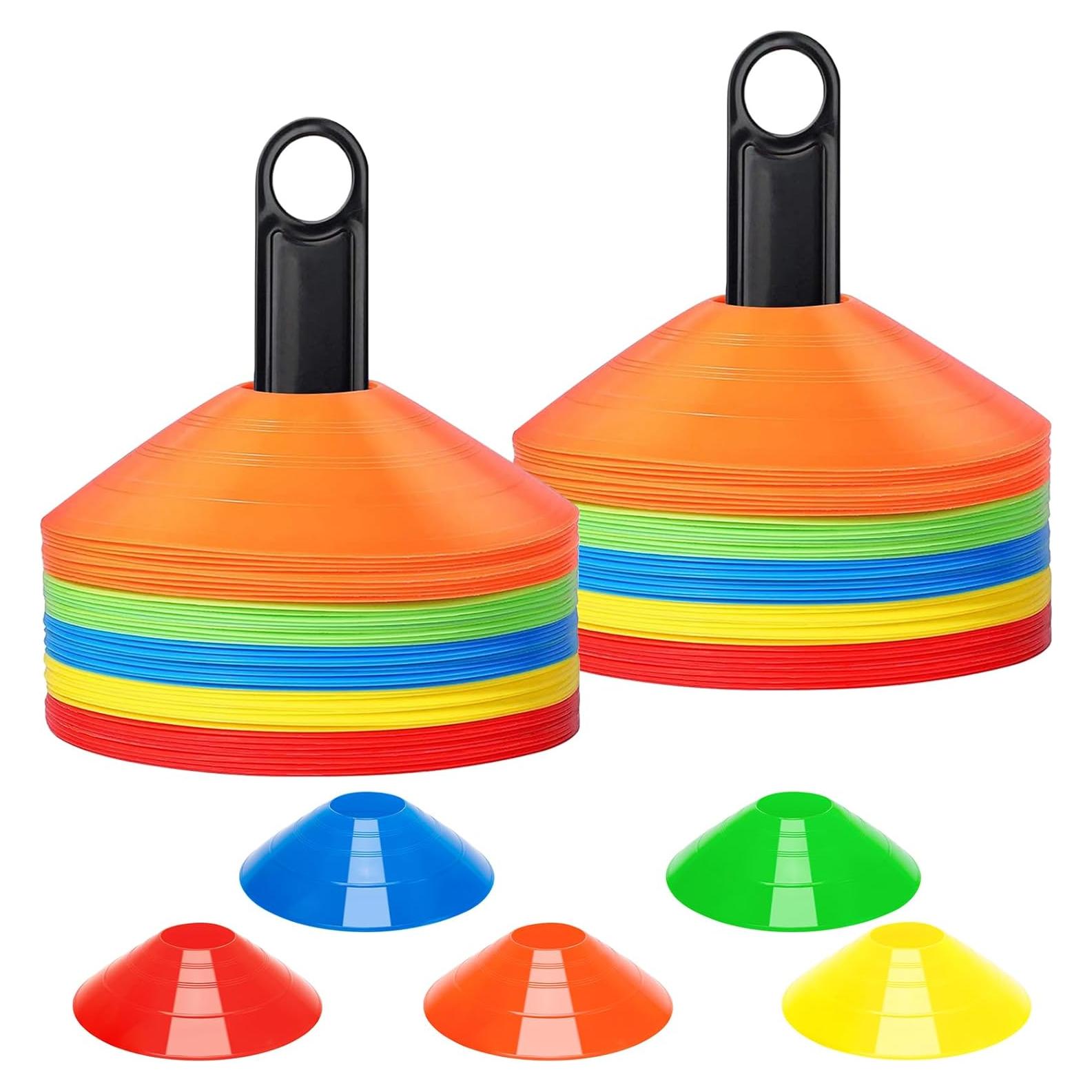 Conos de Entrenamiento de Agilidad BiAnYC - 100 Pcs 19 cm