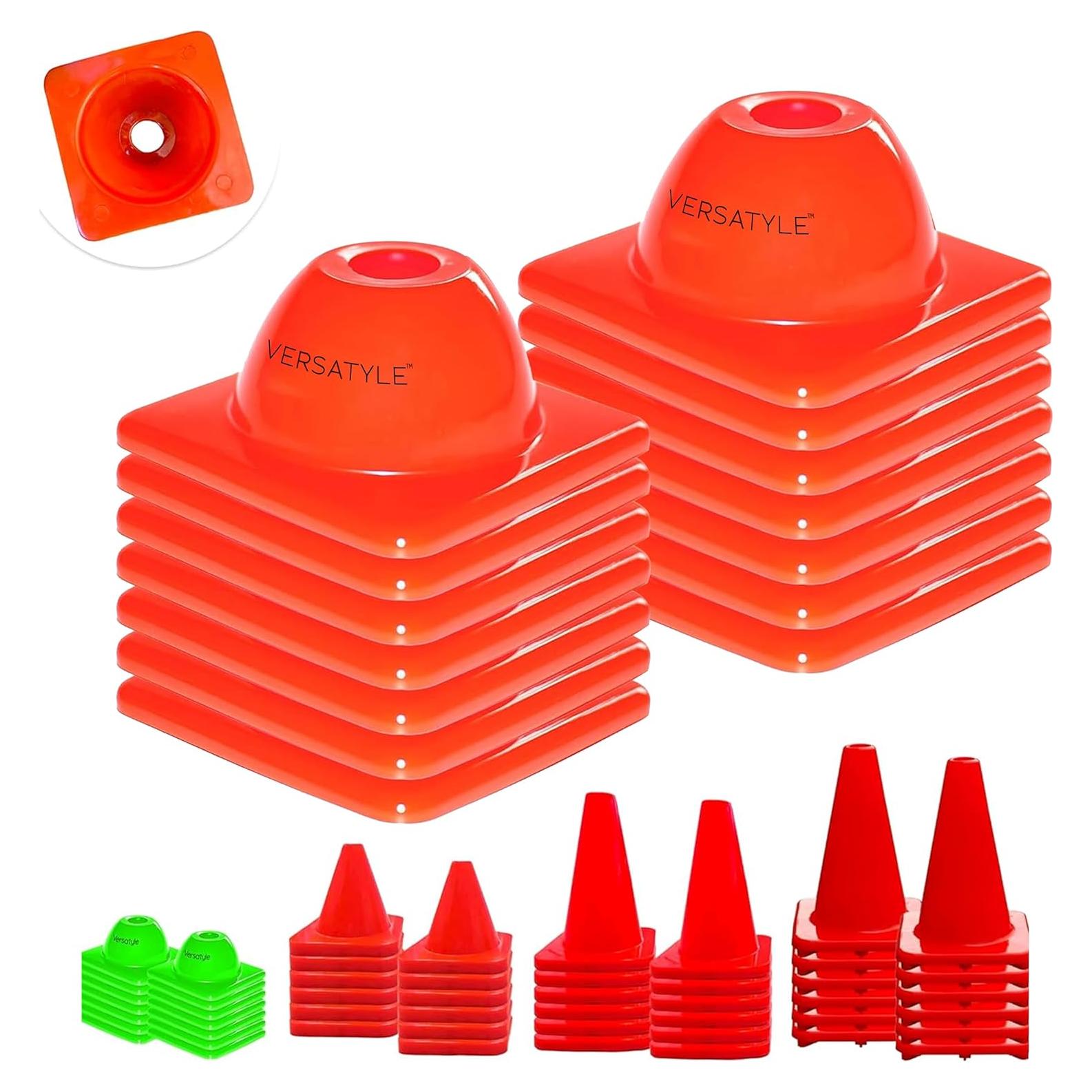 Conos de Entrenamiento Versatyle KK12-ORANGE 12 Piezas 5cm