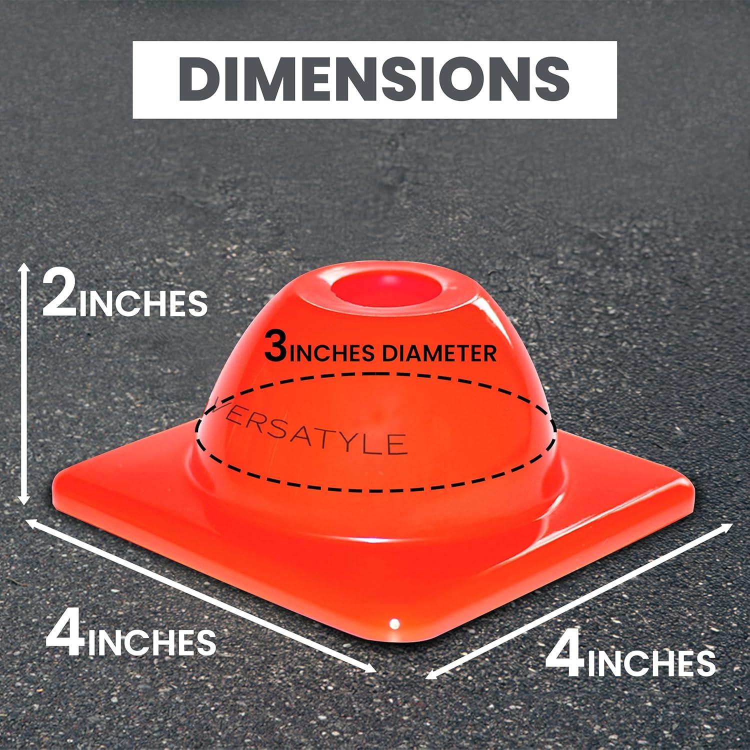 Conos de Entrenamiento Versatyle KK12-ORANGE 12 Piezas 5cm
