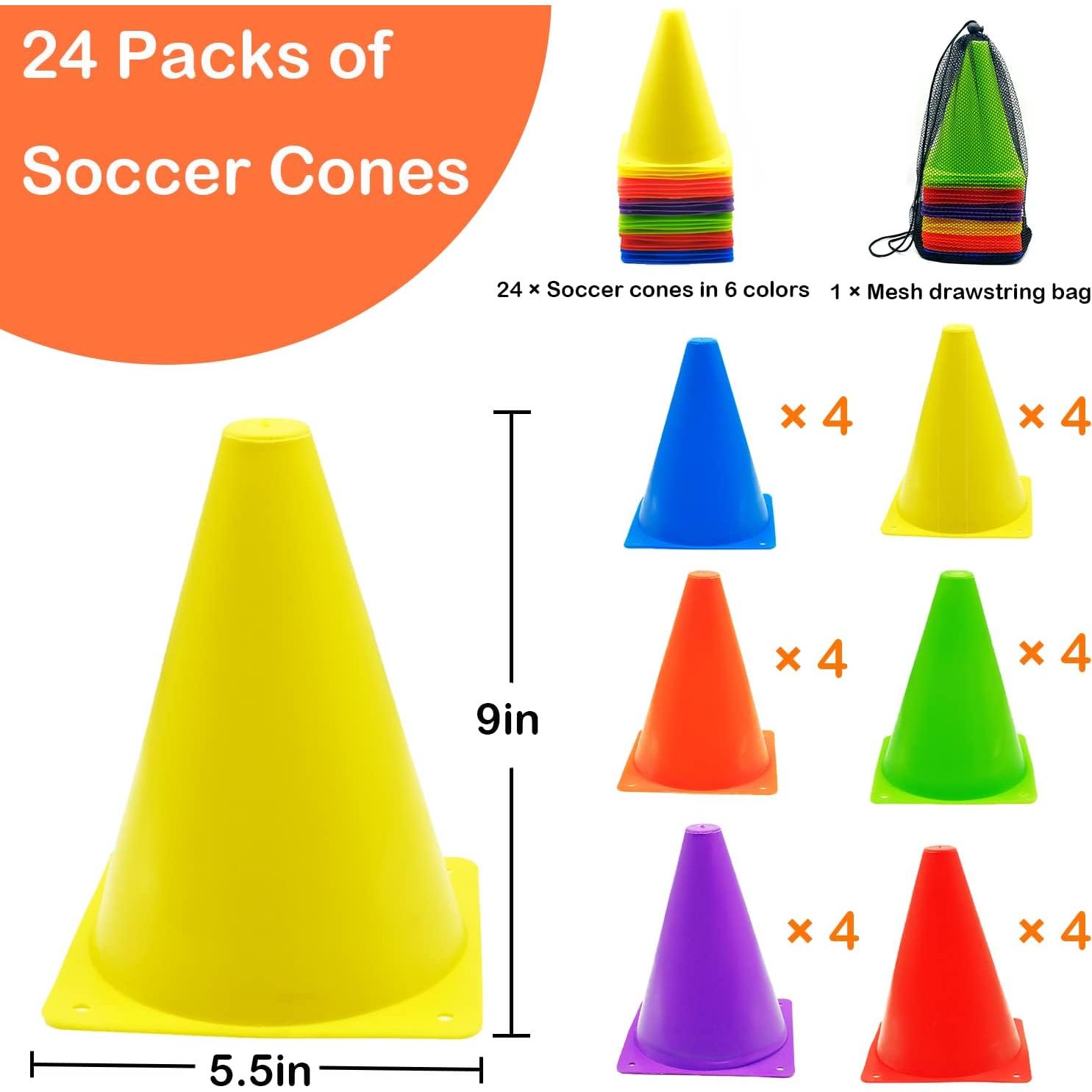 Juego de Conos de Entrenamiento Tialero 84 Pcs Multicolor