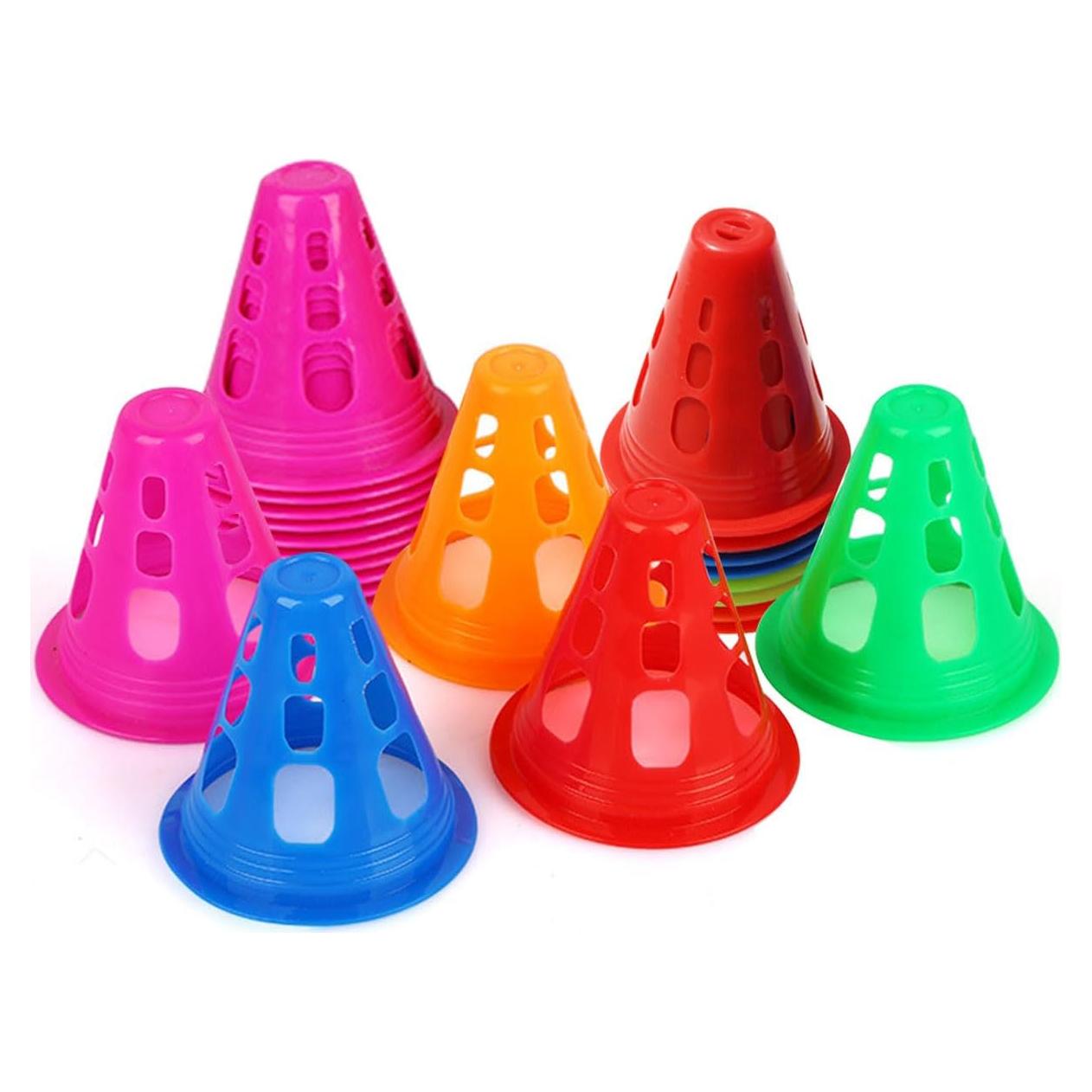 30 Conos de Entrenamiento Ewanda para Fútbol y Patinaje