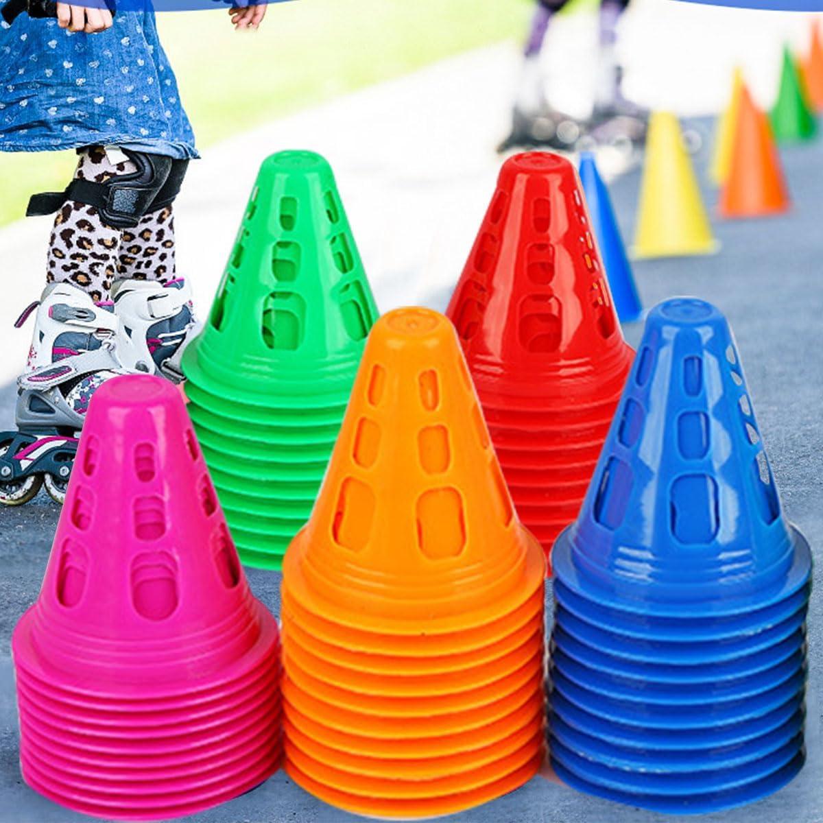 30 Conos de Entrenamiento Ewanda para Fútbol y Patinaje