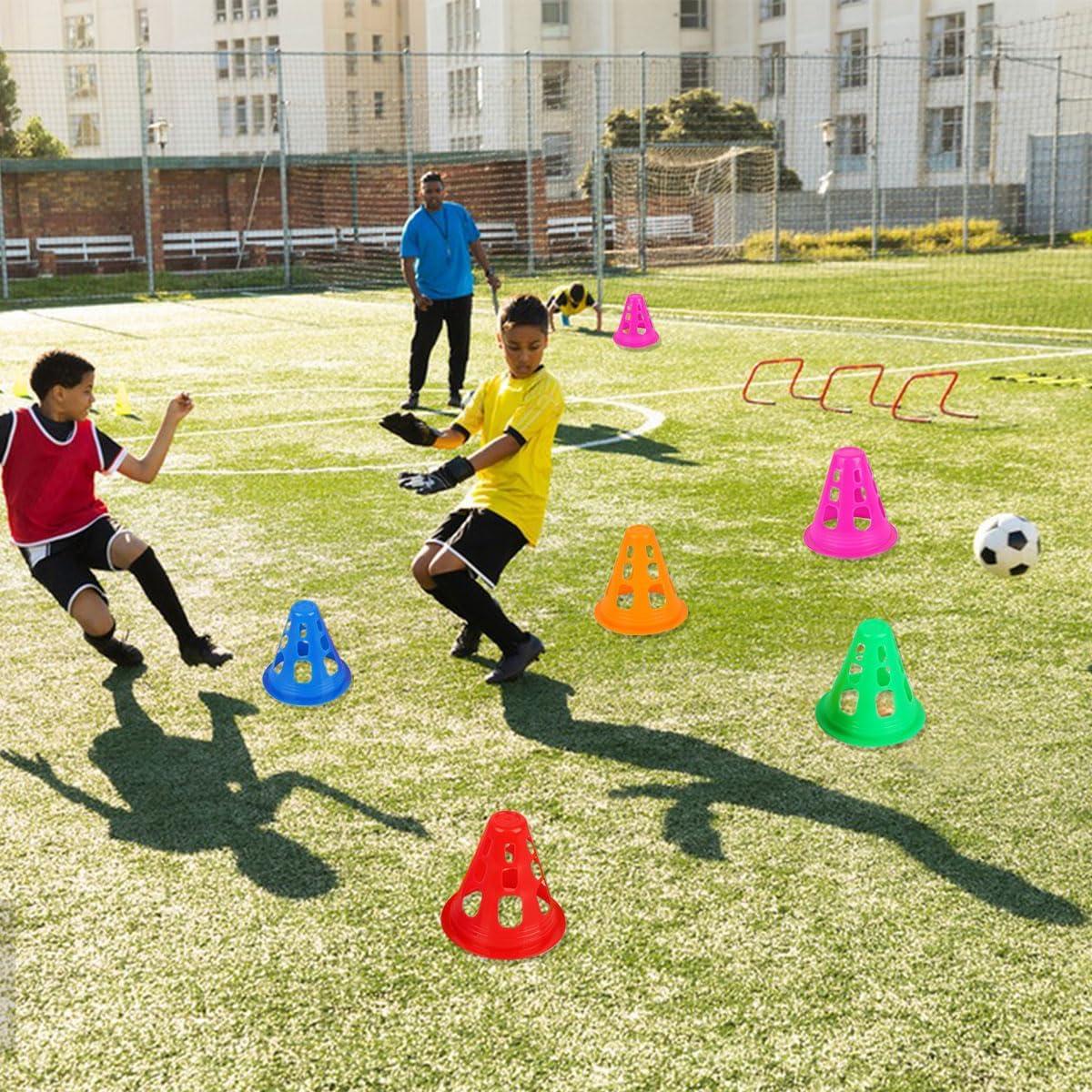 30 Conos de Entrenamiento Ewanda para Fútbol y Patinaje