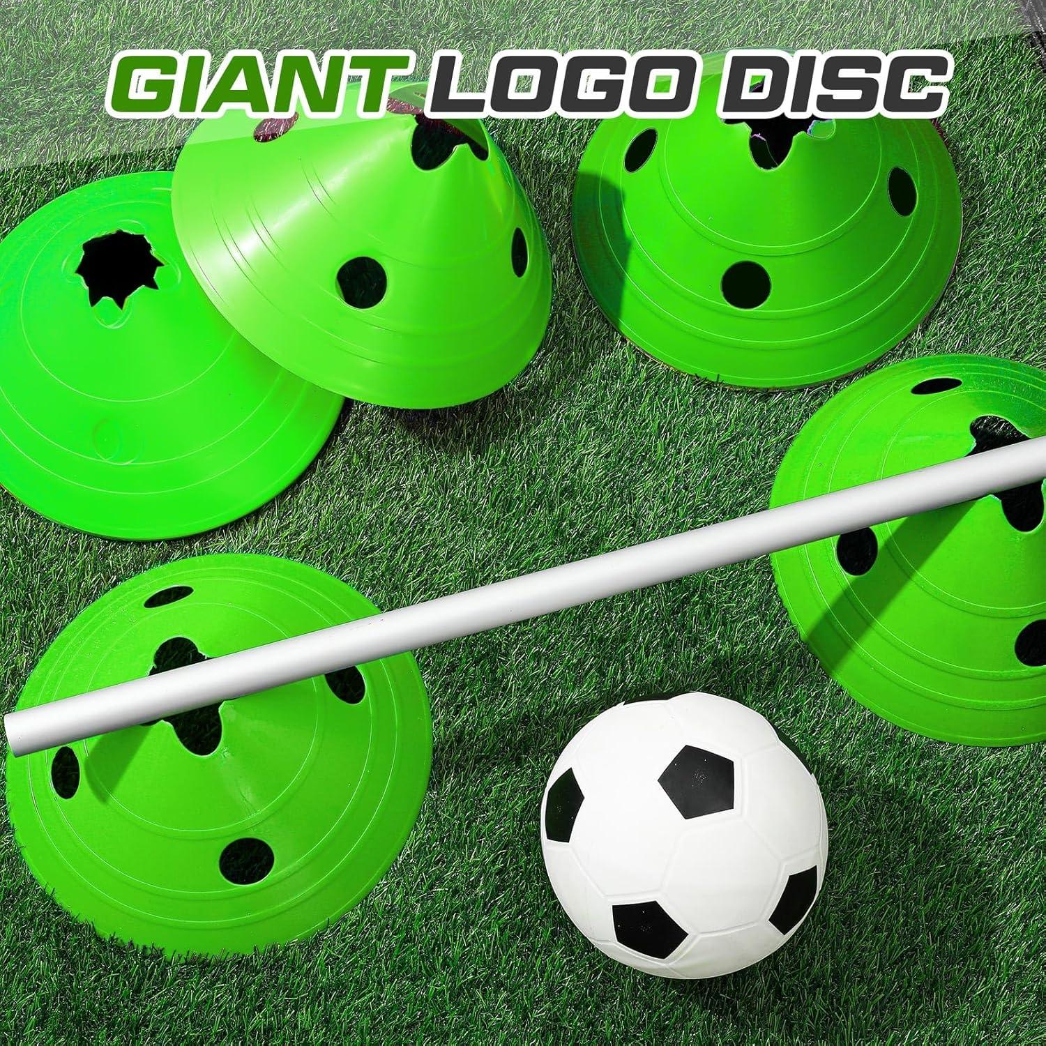 Conos de Disco Jumbo ShinyRelief 20 Piezas Verde 30x13cm