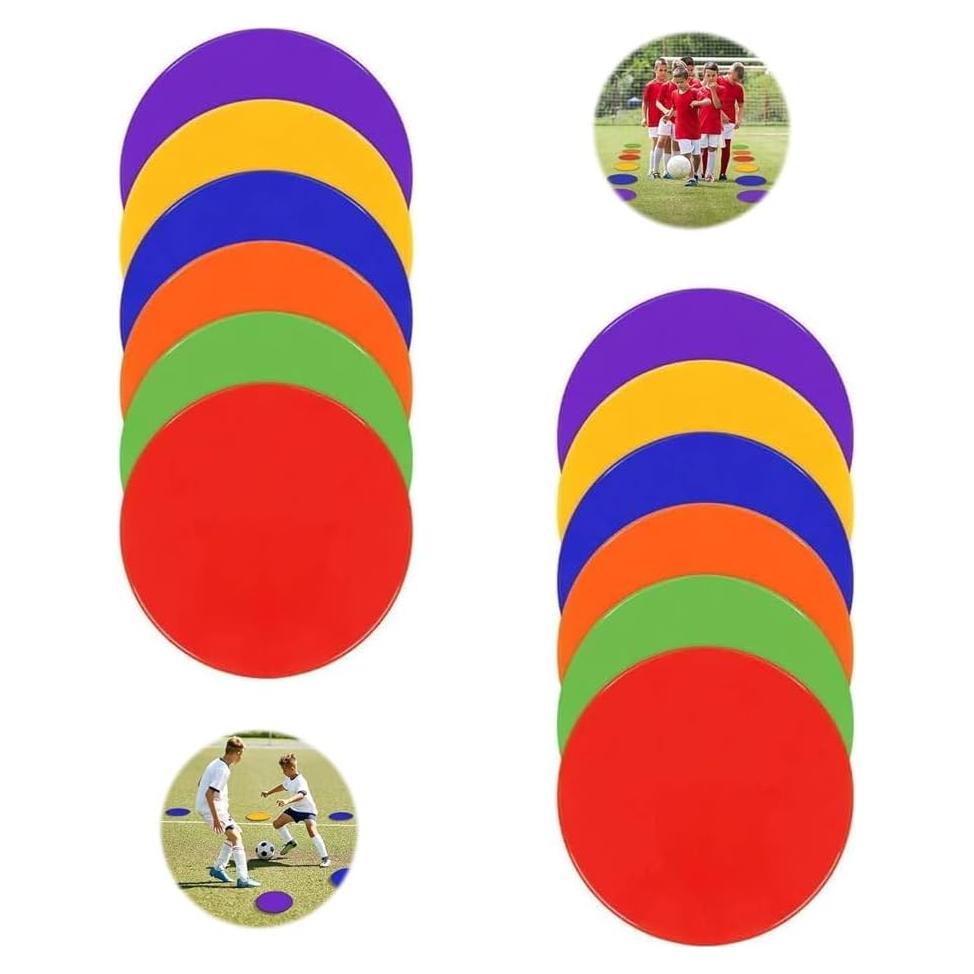 Marcadores de Agilidad DODOLOOK 20 cm Antideslizantes 12 Pcs