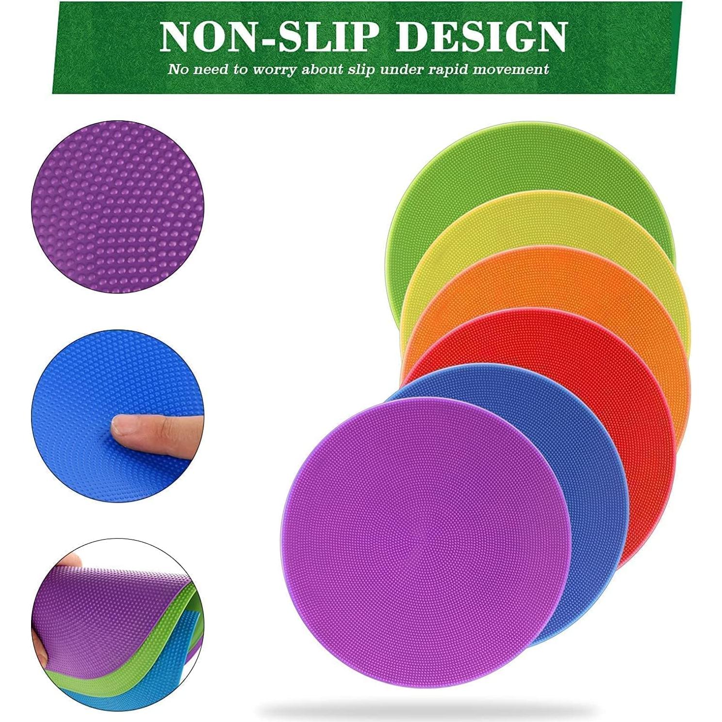 Marcadores de Agilidad DODOLOOK 20 cm Antideslizantes 12 Pcs