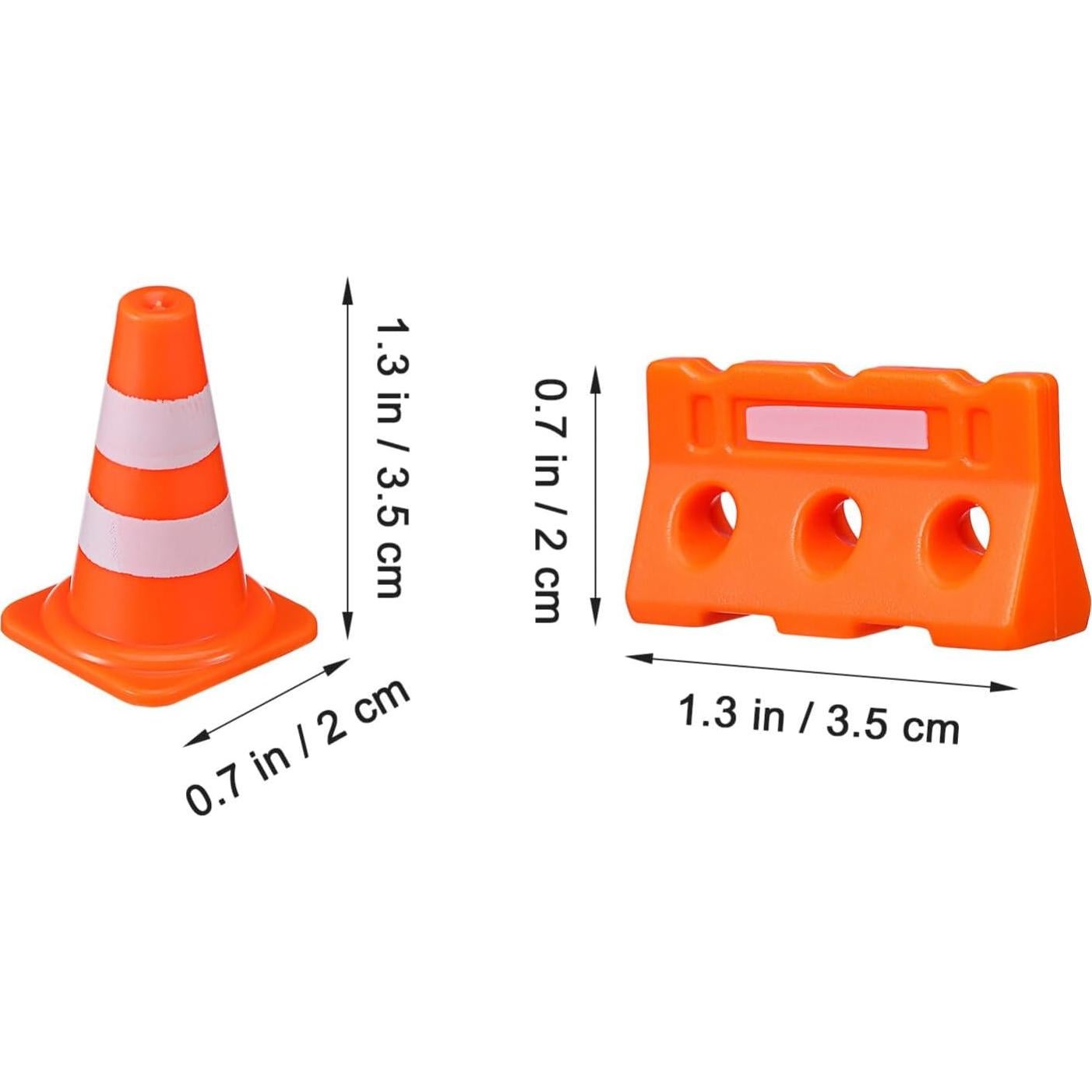 Mini Conos de Tráfico Gadpiparty 24 Piezas Juguete Educativo