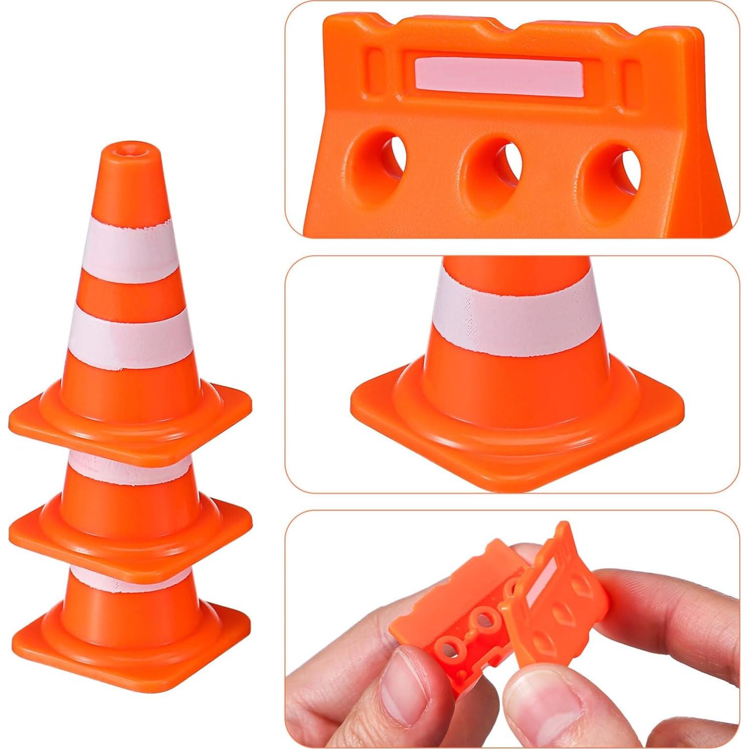 Mini Conos de Tráfico Gadpiparty 24 Piezas Juguete Educativo