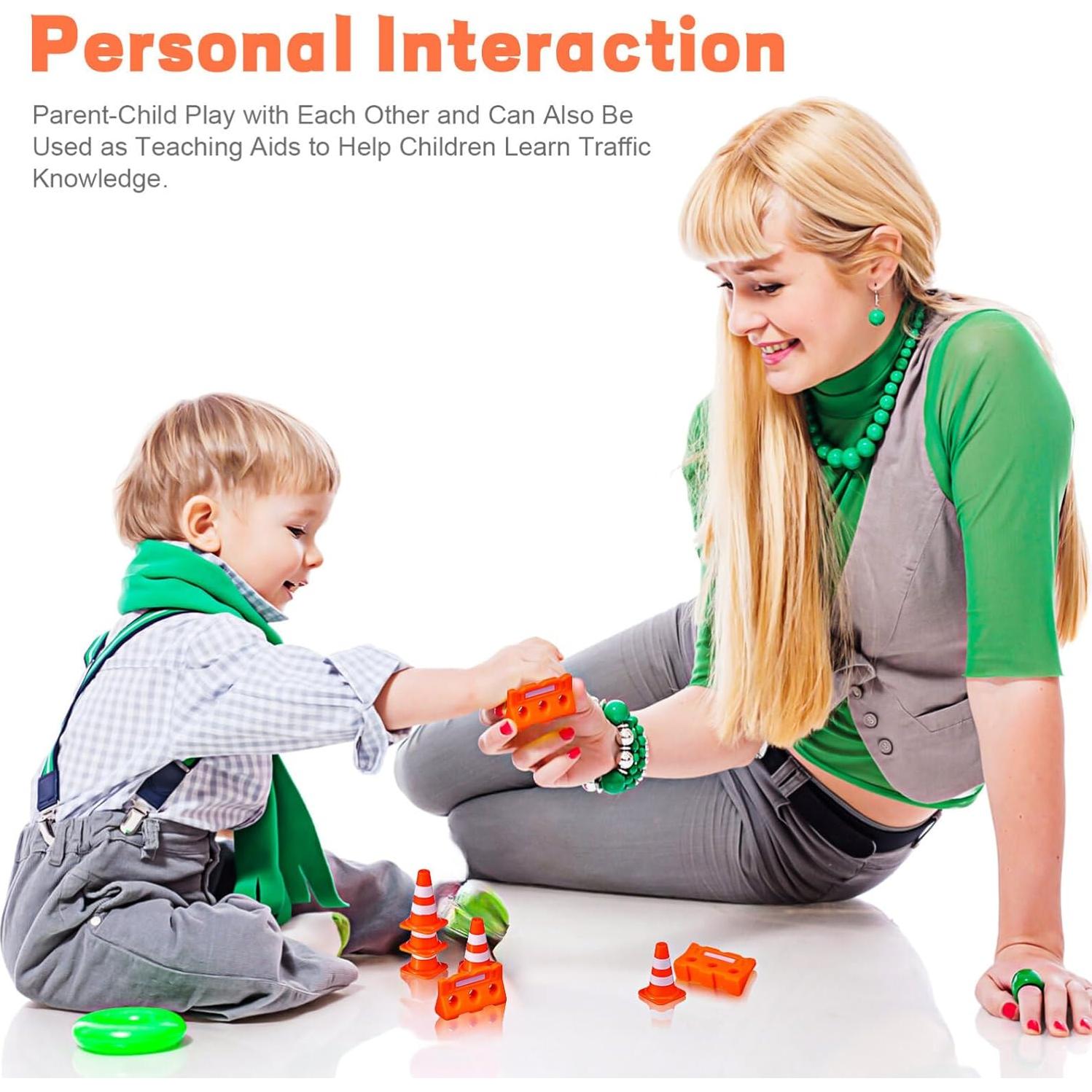 Mini Conos de Tráfico Gadpiparty 24 Piezas Juguete Educativo