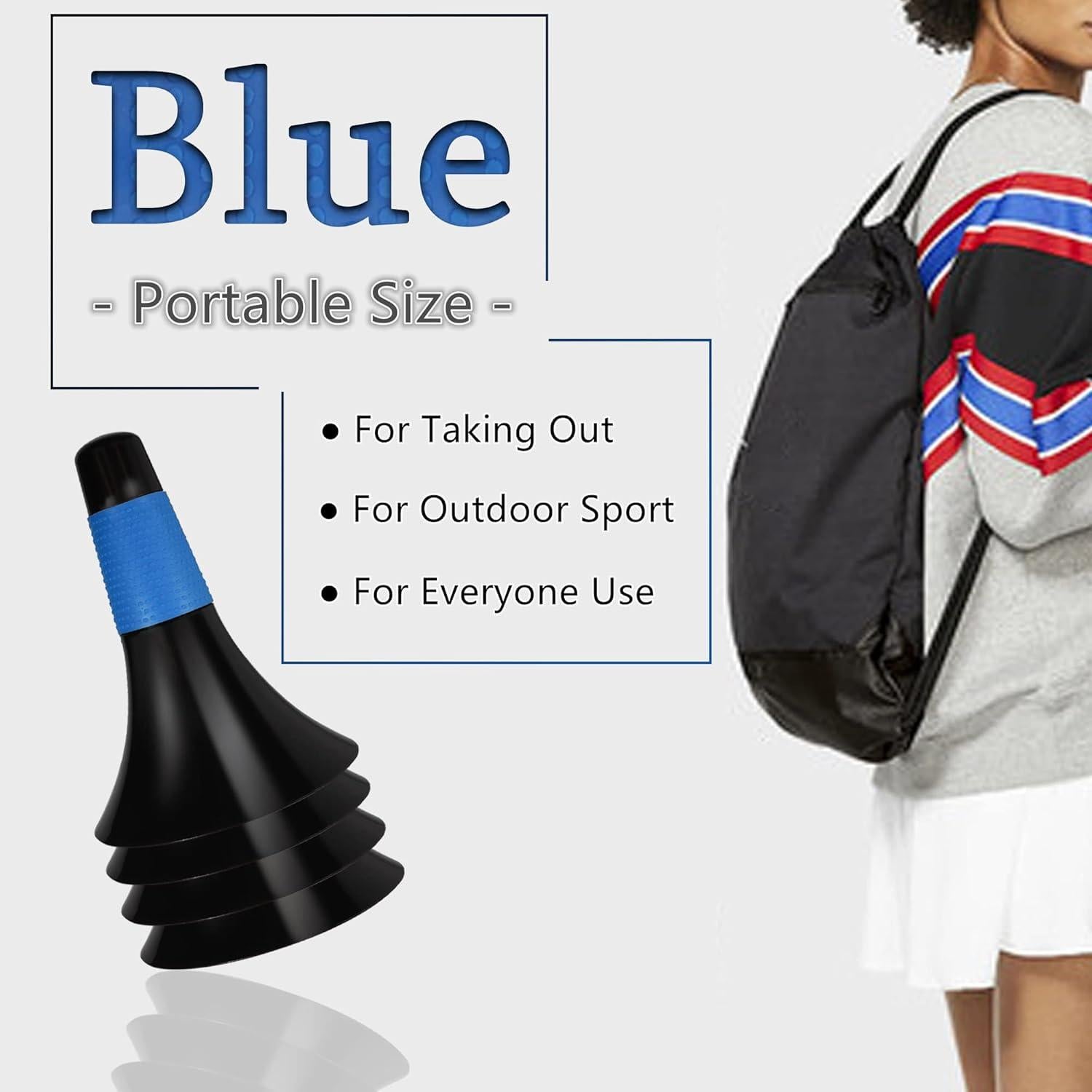 Conos de Entrenamiento Agilidad Hosolee 23 cm Paquete de 8