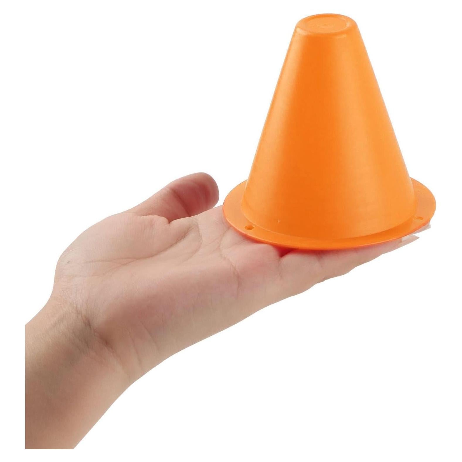 Conos de Fútbol Cyrank 10PCS Naranja 8.5cm Entrenamiento