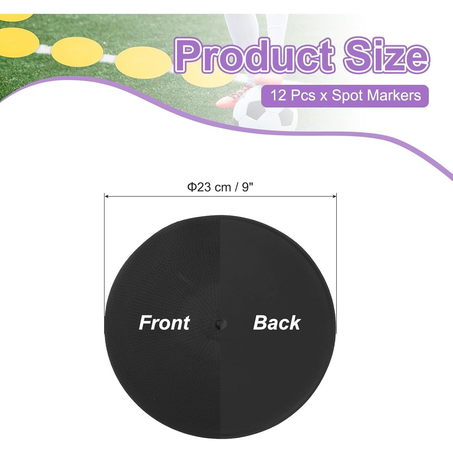 Marcadores de Puntos Antideslizantes PATIKIL 23 cm - 12 Pcs