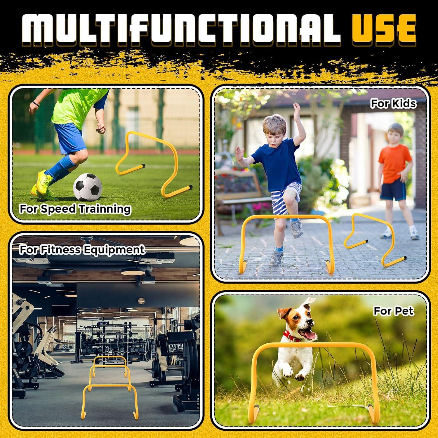 Conjunto de Vallas de Agilidad y Conos Gemscream TIY2006