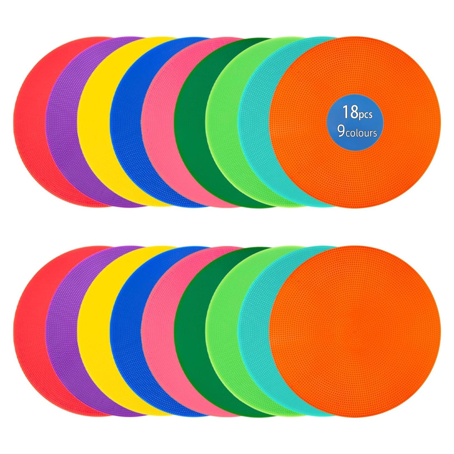 Marcadores de Puntos LZKIB 23 cm Antideslizantes 18 Piezas