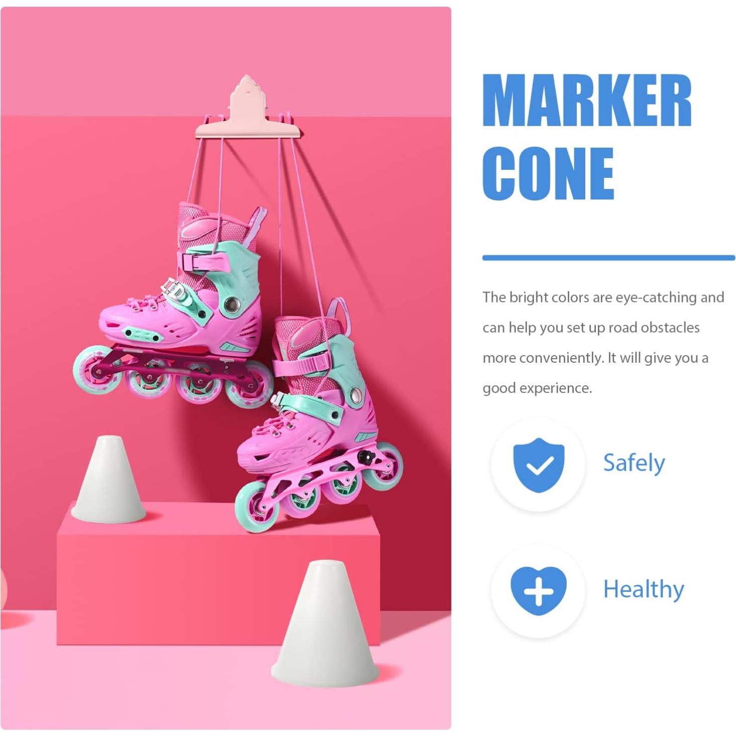 Set de 6 Conos de Marcaje Luminiscentes ifundom para Entrenamiento