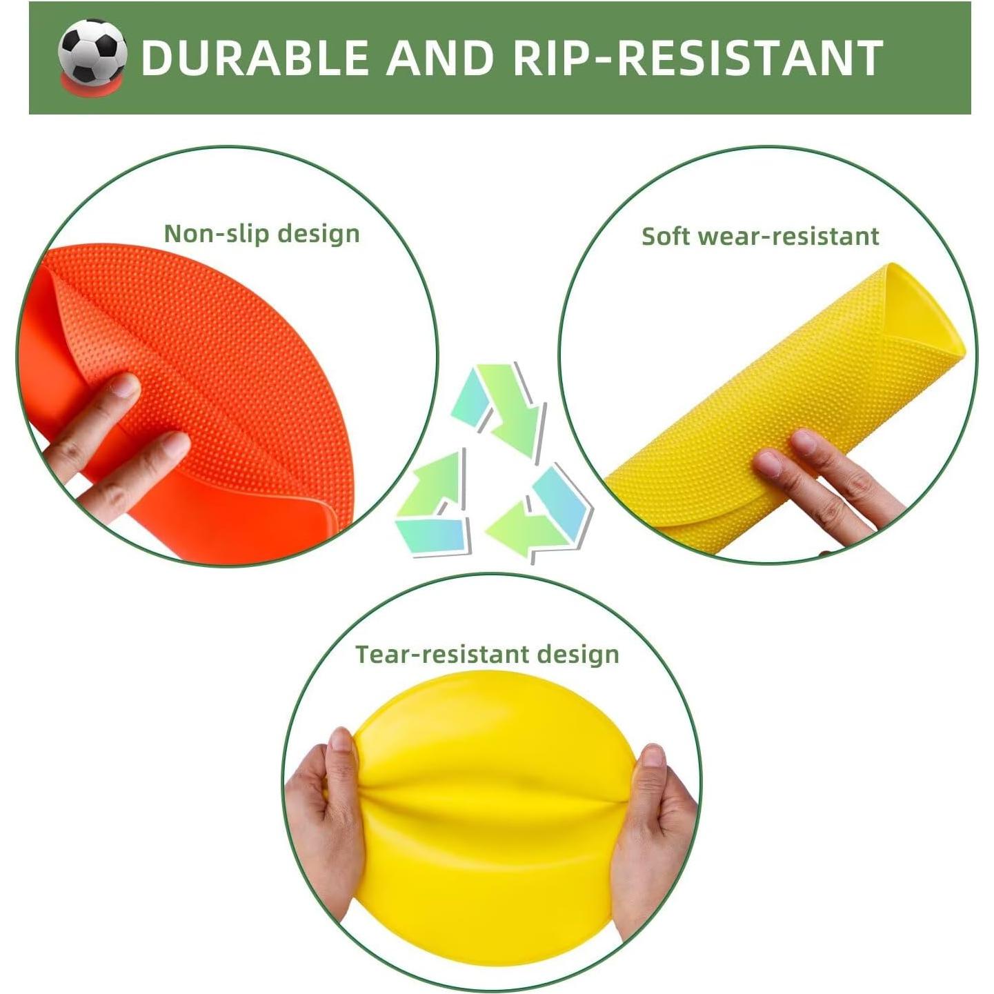 Marcadores de Puntos Vasolpryb 12 cm Antideslizantes 24 Piezas