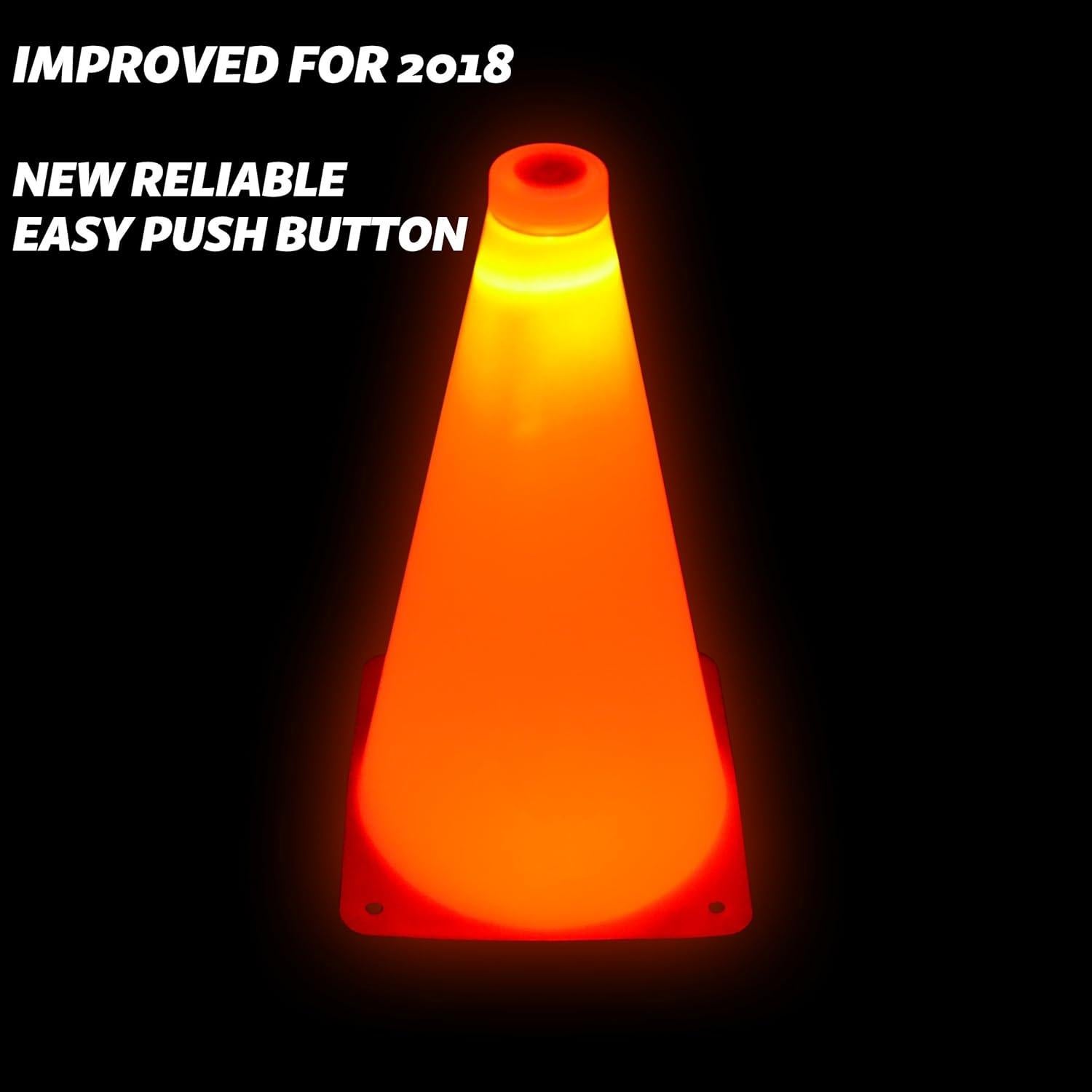 Conos LED de Entrenamiento GoSports Naranja 23 cm - Paquete de 6