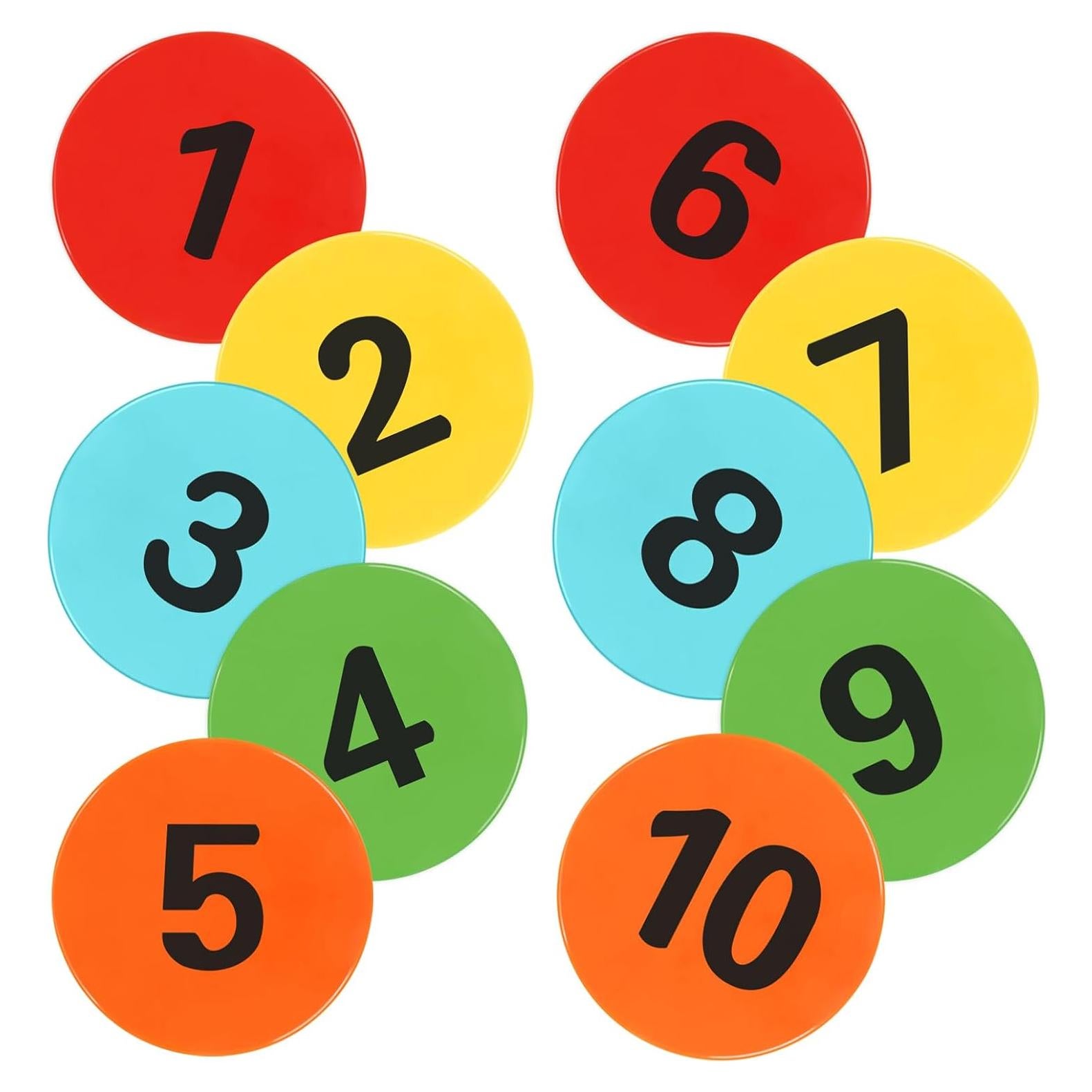 Marcadores de Puntos de Poliéster ZIECE 23cm Antideslizantes